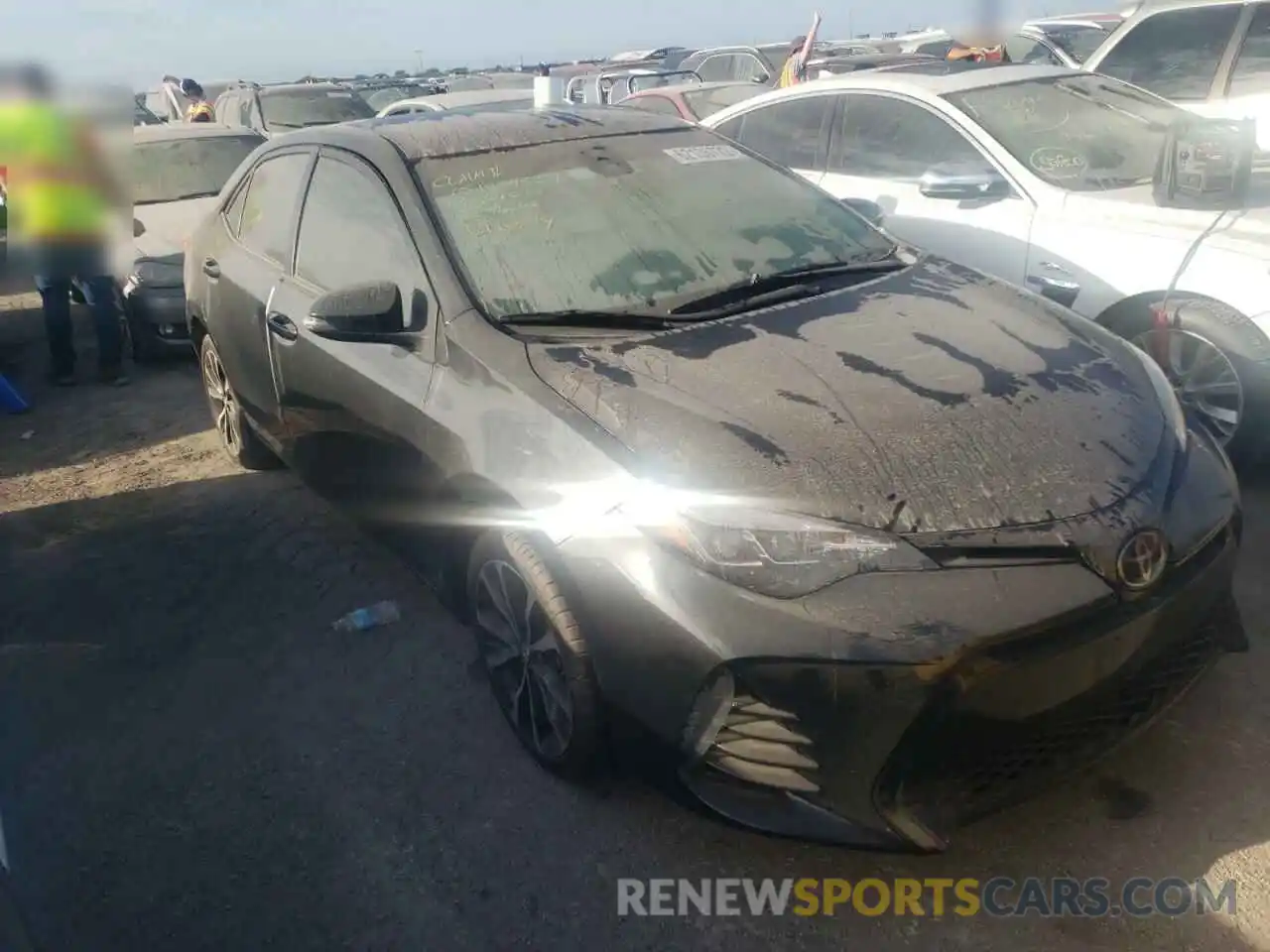 1 Photograph of a damaged car 5YFBURHE1KP899090 TOYOTA COROLLA 2019