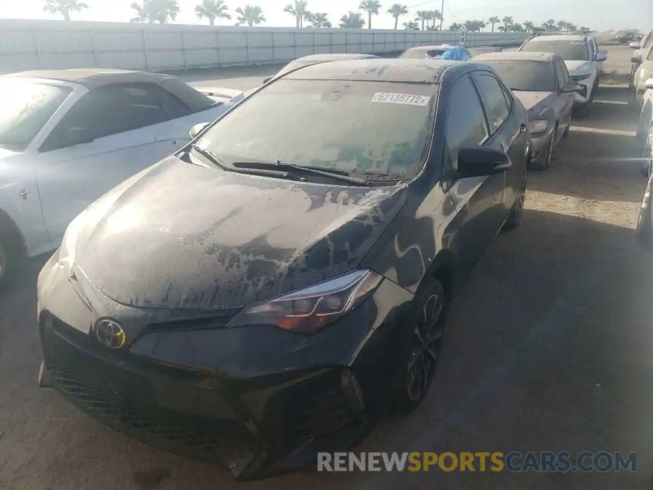 2 Photograph of a damaged car 5YFBURHE1KP899090 TOYOTA COROLLA 2019