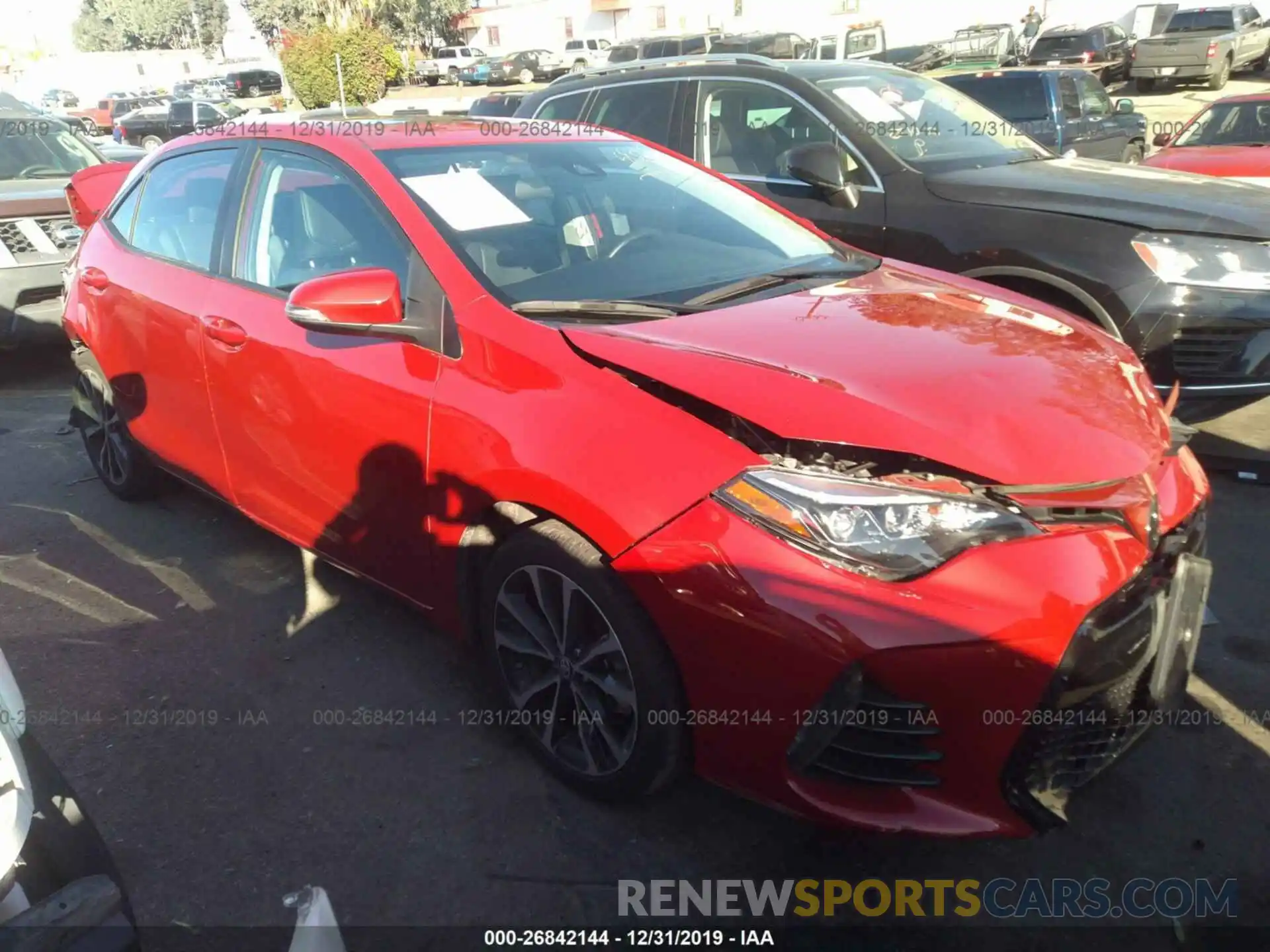 1 Photograph of a damaged car 5YFBURHE1KP899140 TOYOTA COROLLA 2019