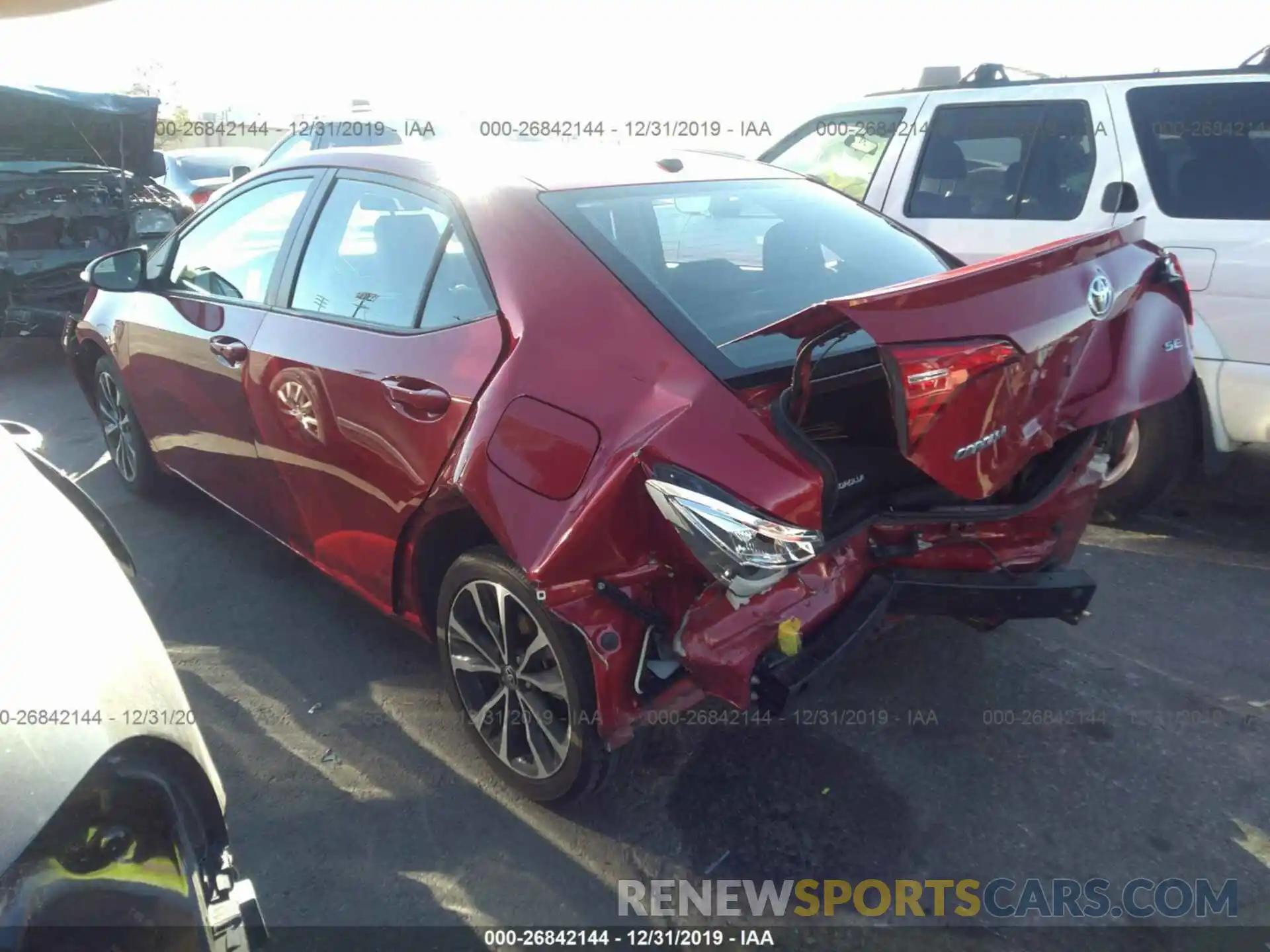 3 Photograph of a damaged car 5YFBURHE1KP899140 TOYOTA COROLLA 2019