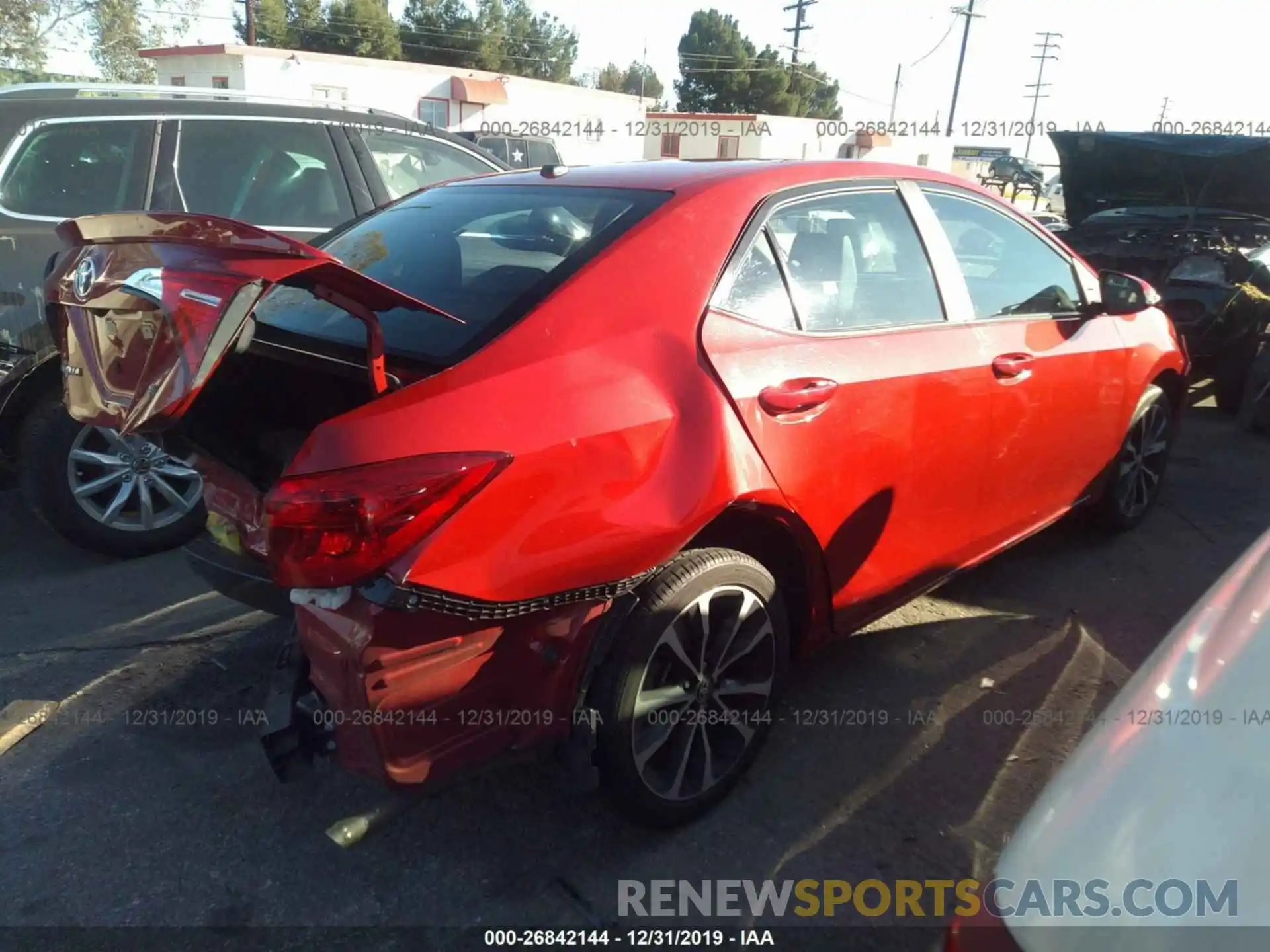 4 Photograph of a damaged car 5YFBURHE1KP899140 TOYOTA COROLLA 2019