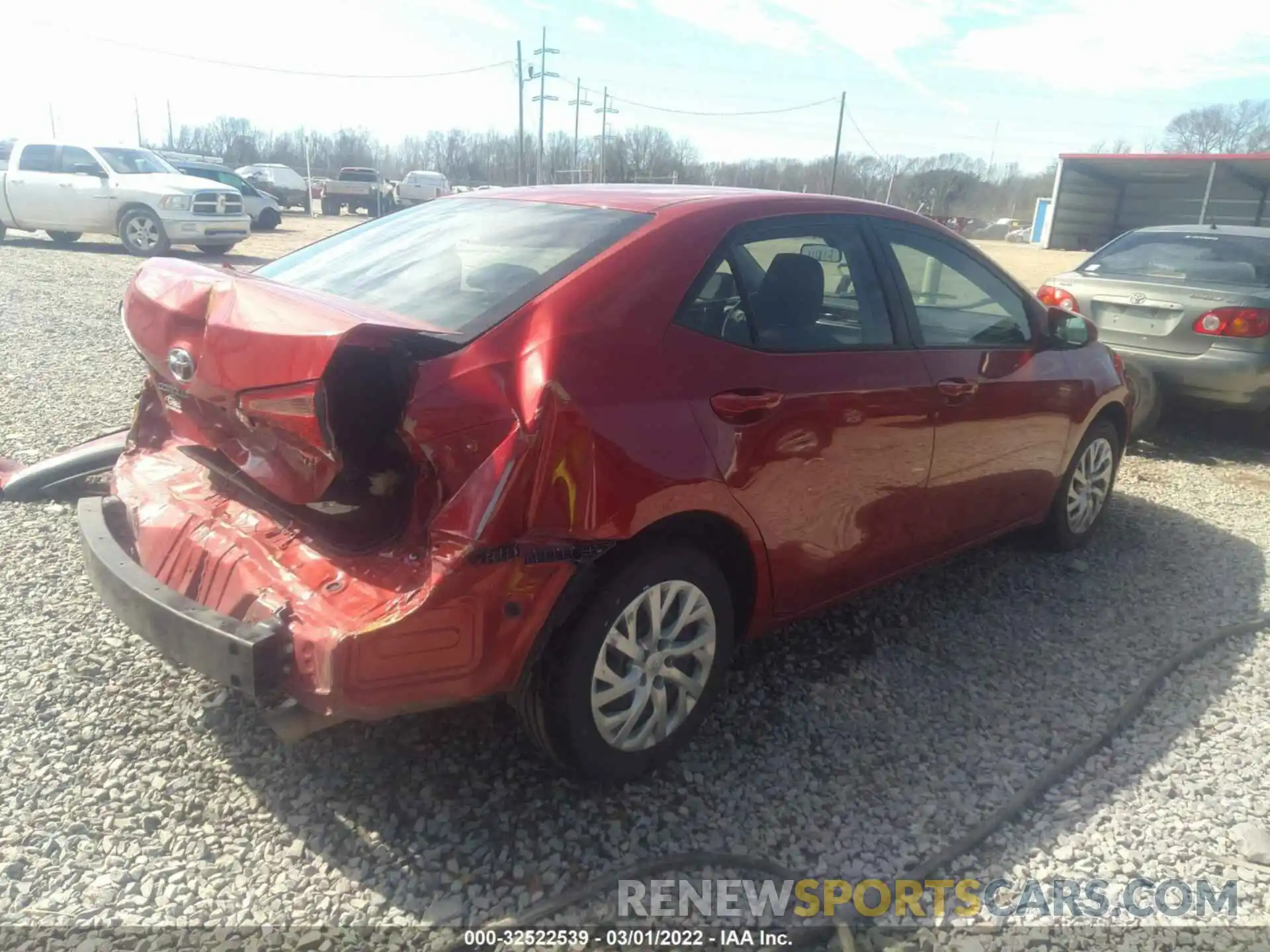 4 Photograph of a damaged car 5YFBURHE1KP899218 TOYOTA COROLLA 2019