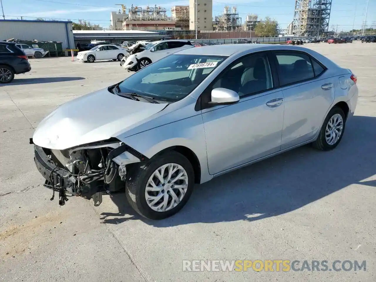 1 Photograph of a damaged car 5YFBURHE1KP899297 TOYOTA COROLLA 2019