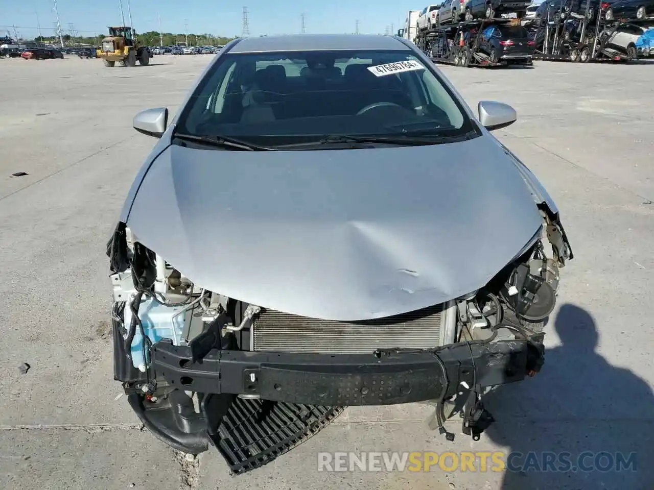 5 Photograph of a damaged car 5YFBURHE1KP899297 TOYOTA COROLLA 2019