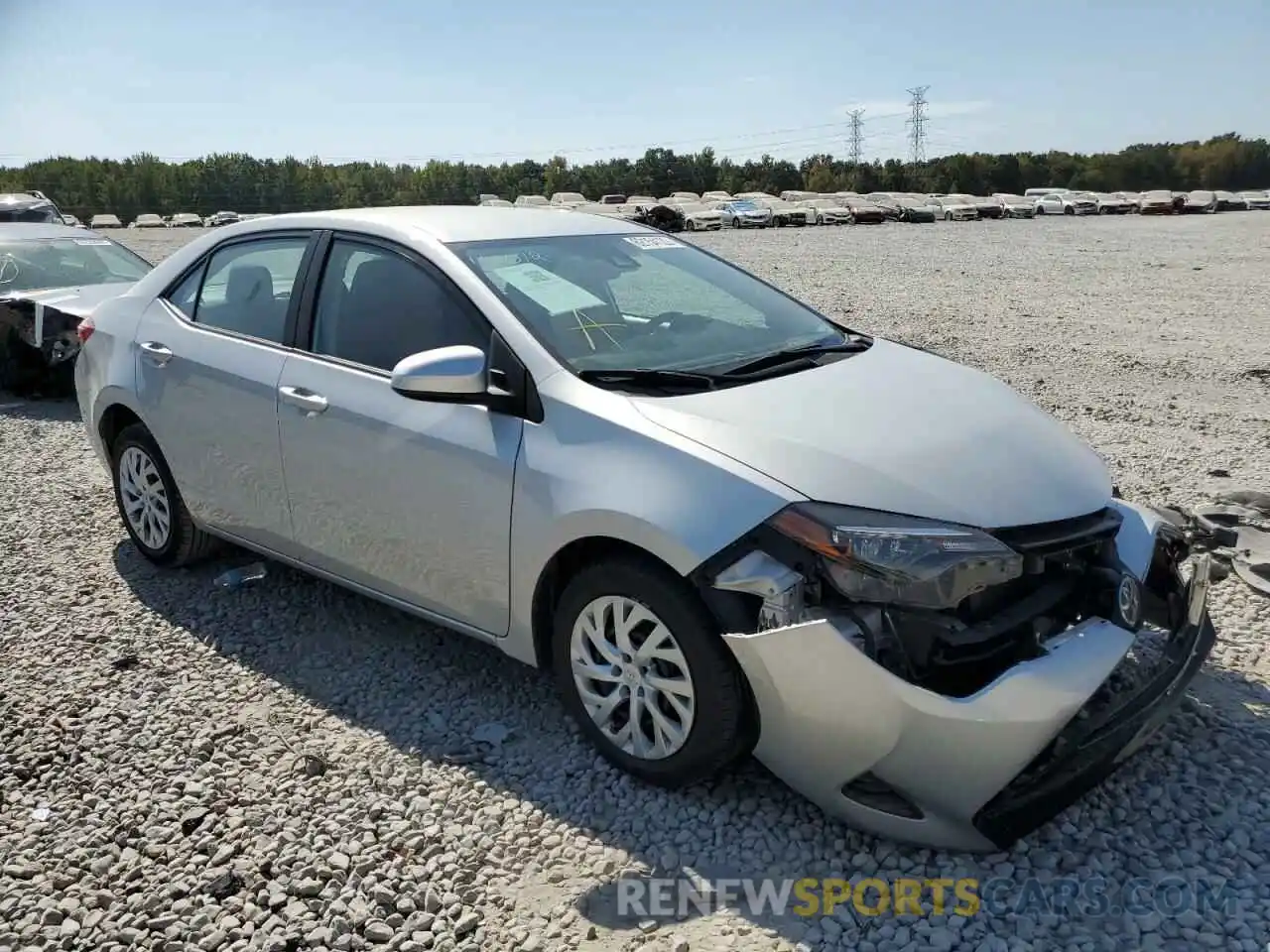 1 Photograph of a damaged car 5YFBURHE1KP899459 TOYOTA COROLLA 2019