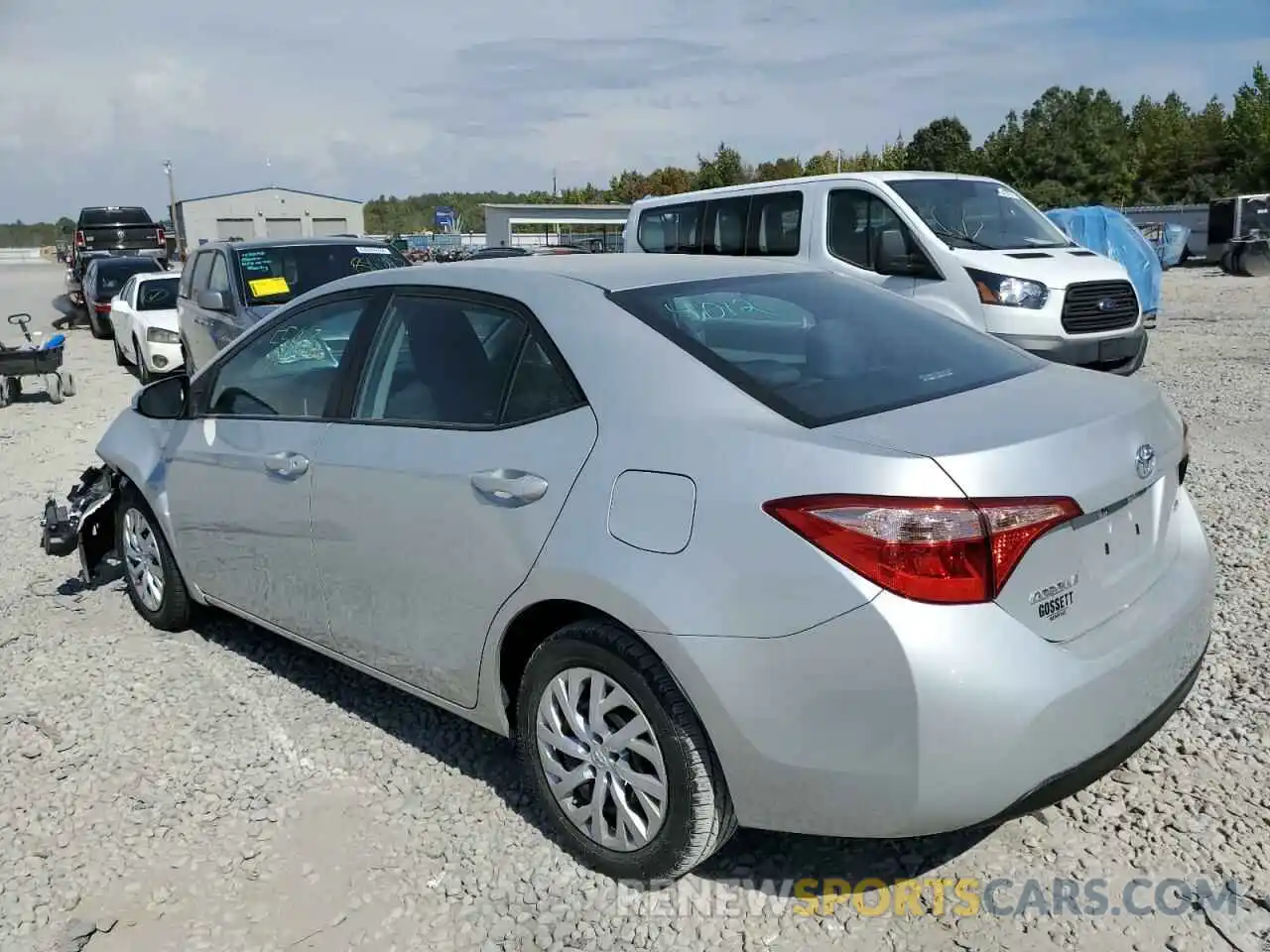 3 Photograph of a damaged car 5YFBURHE1KP899459 TOYOTA COROLLA 2019