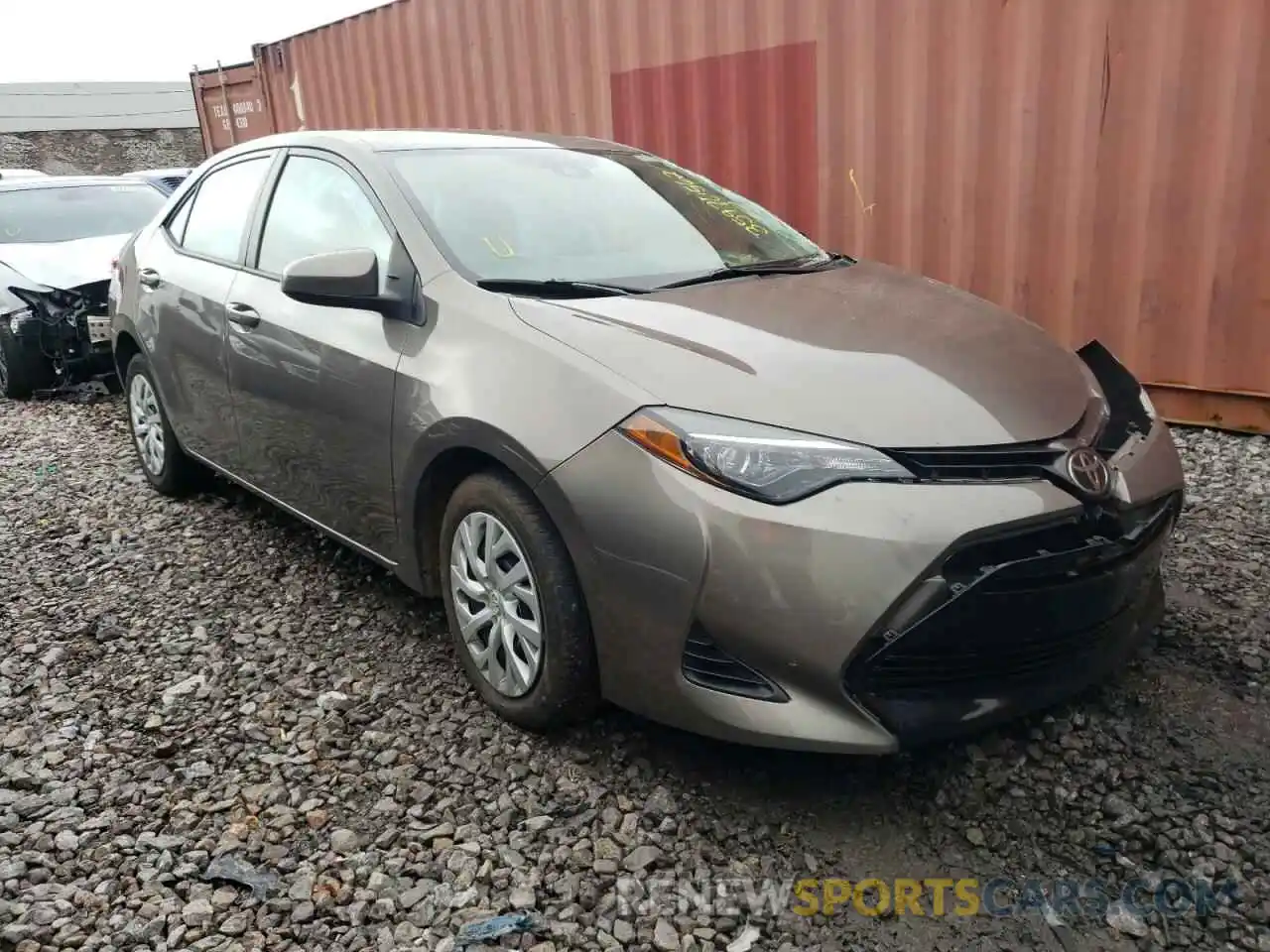 1 Photograph of a damaged car 5YFBURHE1KP899526 TOYOTA COROLLA 2019