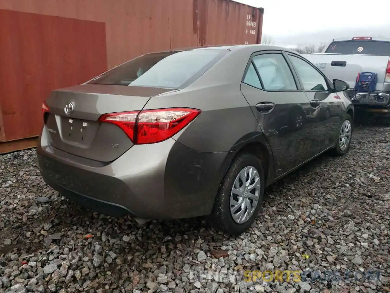 4 Photograph of a damaged car 5YFBURHE1KP899526 TOYOTA COROLLA 2019