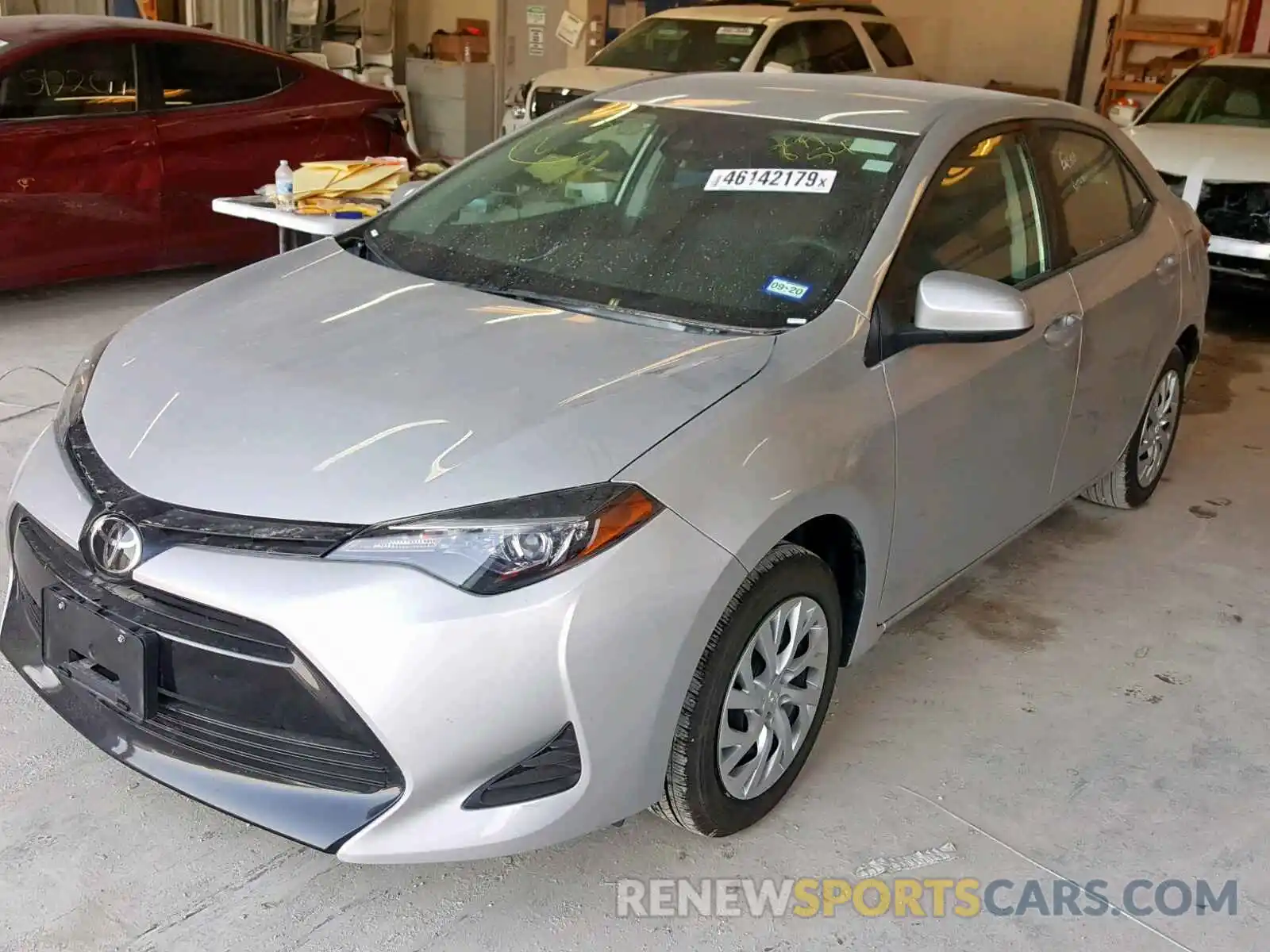 2 Photograph of a damaged car 5YFBURHE1KP899543 TOYOTA COROLLA 2019