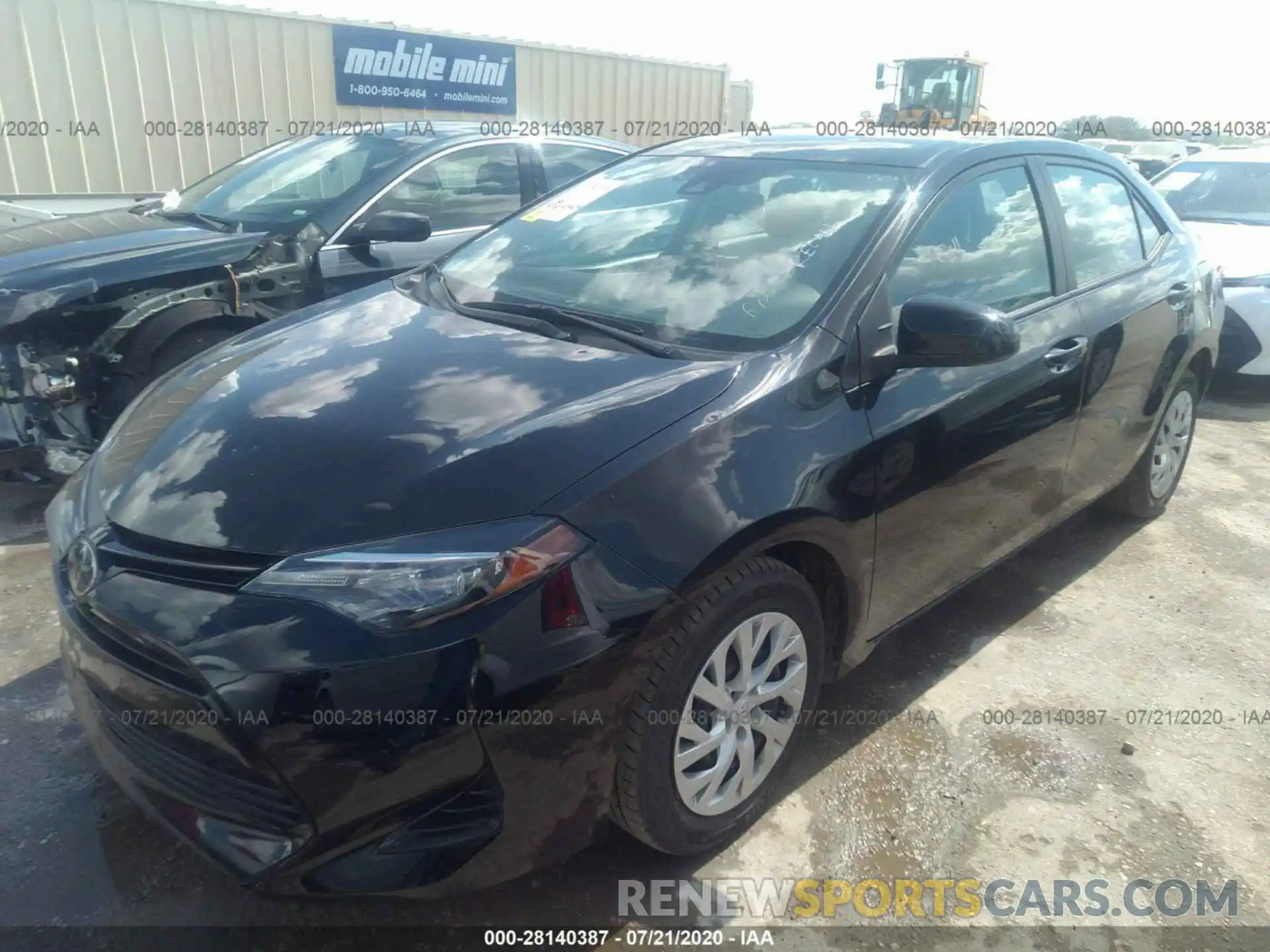 2 Photograph of a damaged car 5YFBURHE1KP899655 TOYOTA COROLLA 2019