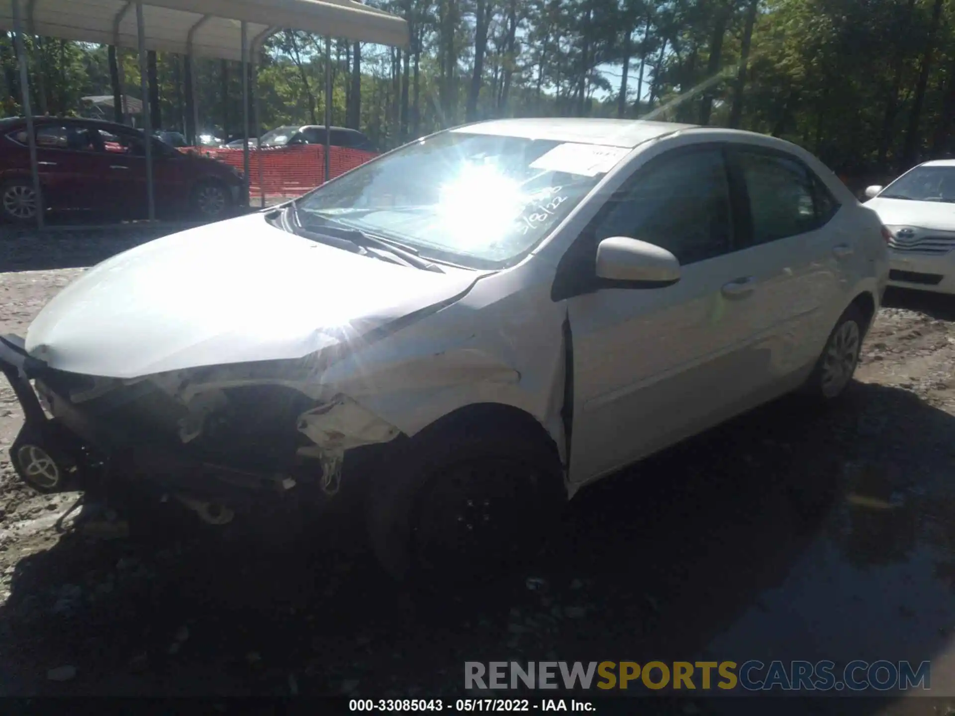 2 Photograph of a damaged car 5YFBURHE1KP899686 TOYOTA COROLLA 2019