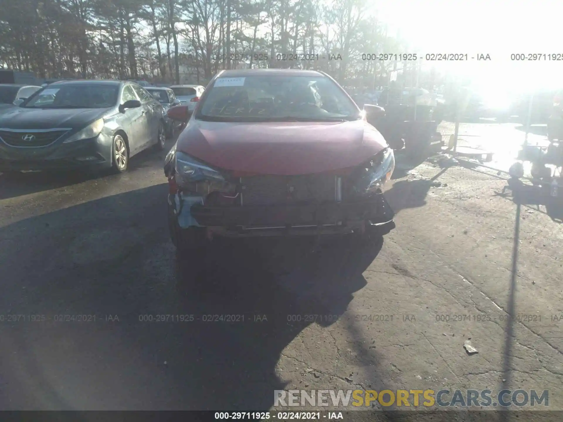 6 Photograph of a damaged car 5YFBURHE1KP899719 TOYOTA COROLLA 2019