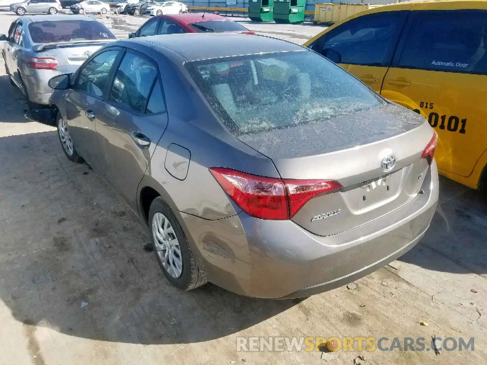 3 Photograph of a damaged car 5YFBURHE1KP899851 TOYOTA COROLLA 2019