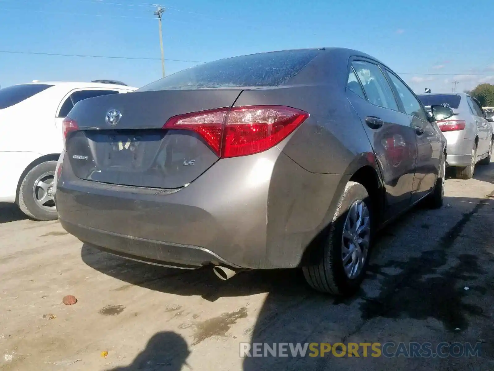 4 Photograph of a damaged car 5YFBURHE1KP899851 TOYOTA COROLLA 2019