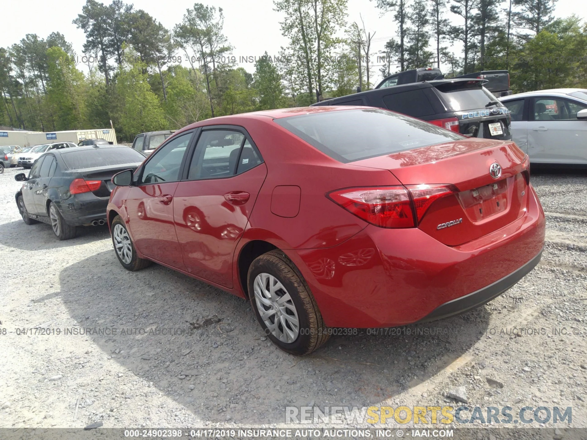 3 Photograph of a damaged car 5YFBURHE1KP900416 TOYOTA COROLLA 2019