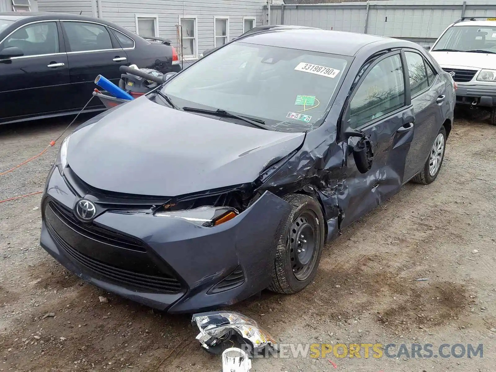 2 Photograph of a damaged car 5YFBURHE1KP900867 TOYOTA COROLLA 2019