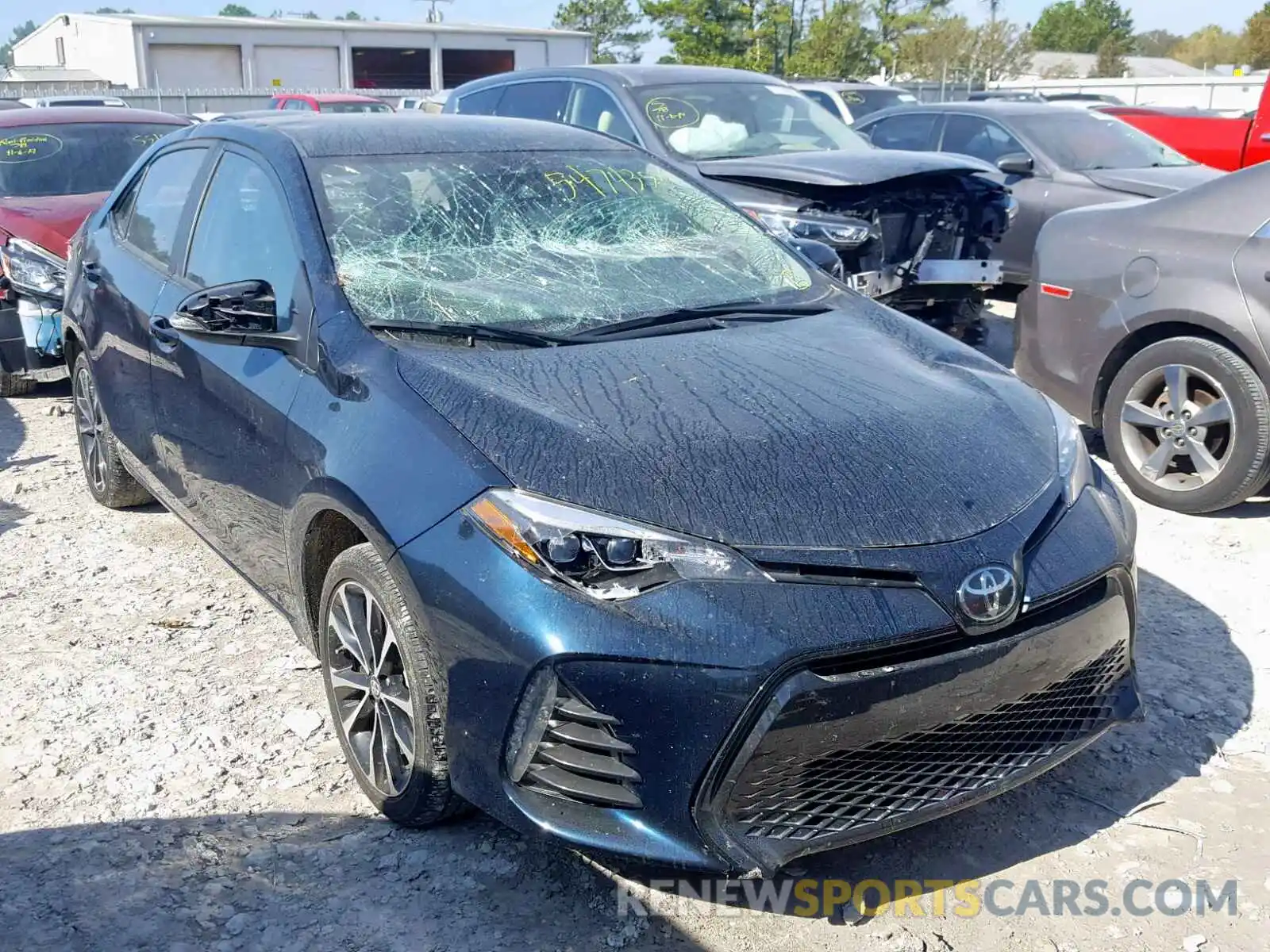 1 Photograph of a damaged car 5YFBURHE1KP901341 TOYOTA COROLLA 2019