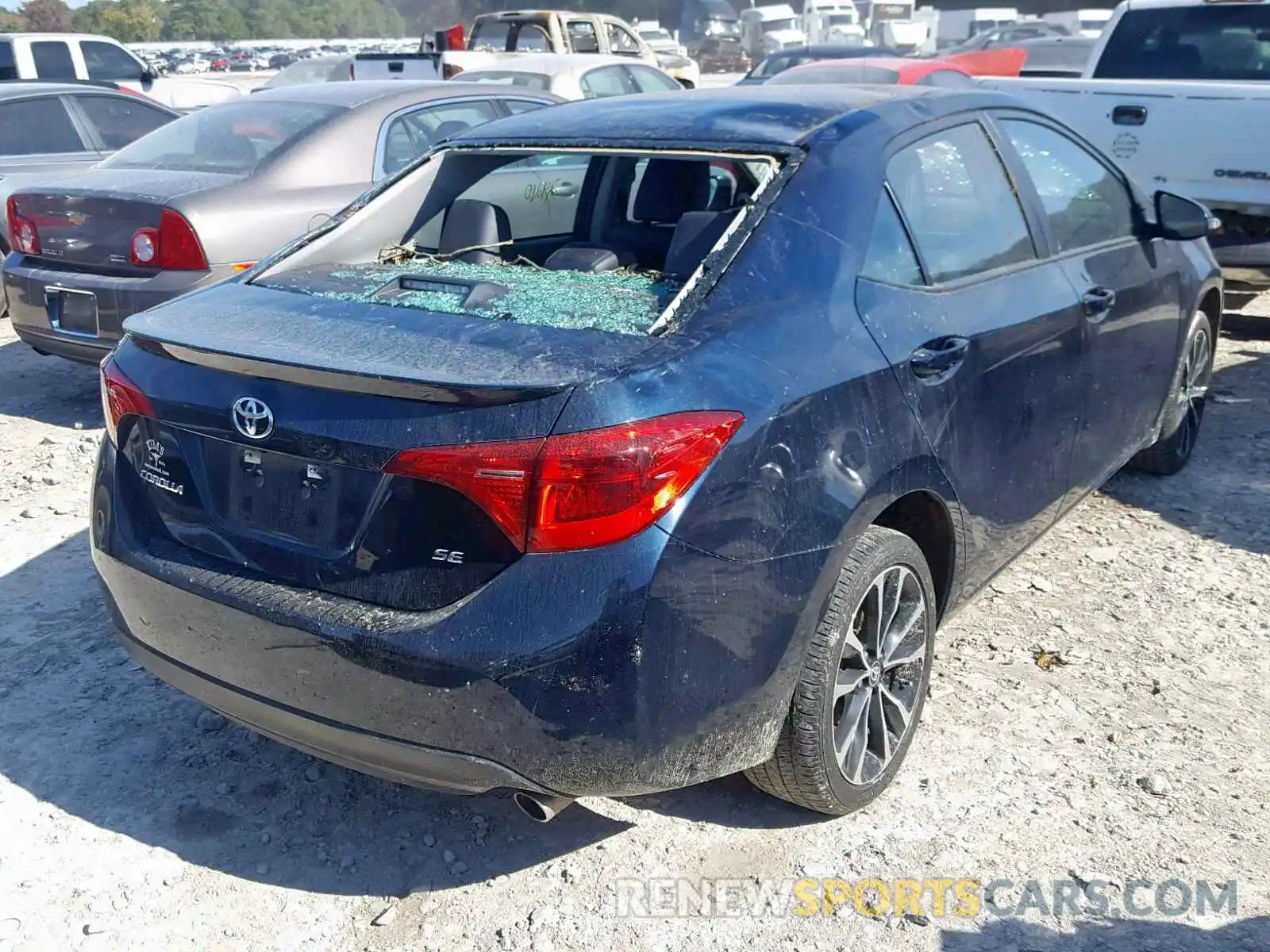 4 Photograph of a damaged car 5YFBURHE1KP901341 TOYOTA COROLLA 2019