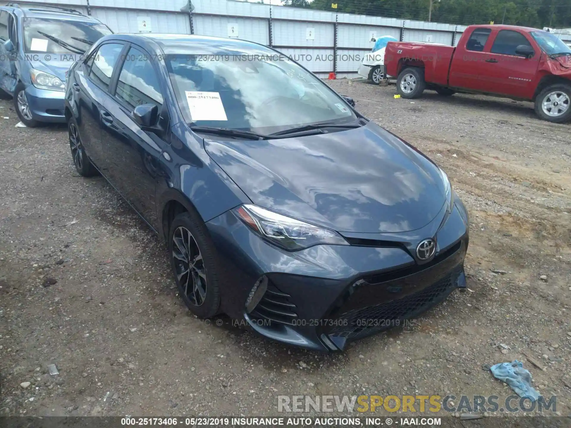 1 Photograph of a damaged car 5YFBURHE1KP901369 TOYOTA COROLLA 2019