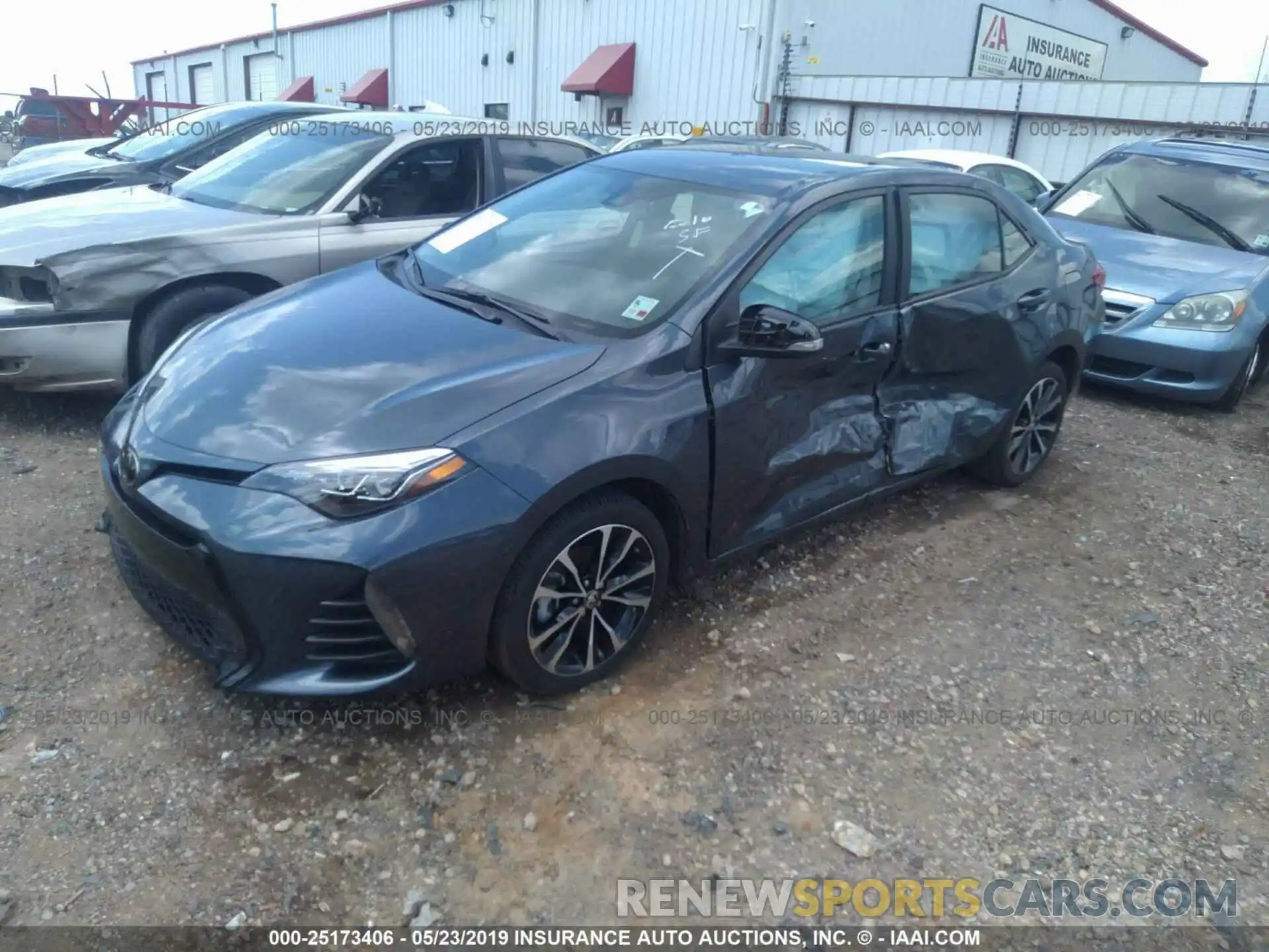 2 Photograph of a damaged car 5YFBURHE1KP901369 TOYOTA COROLLA 2019