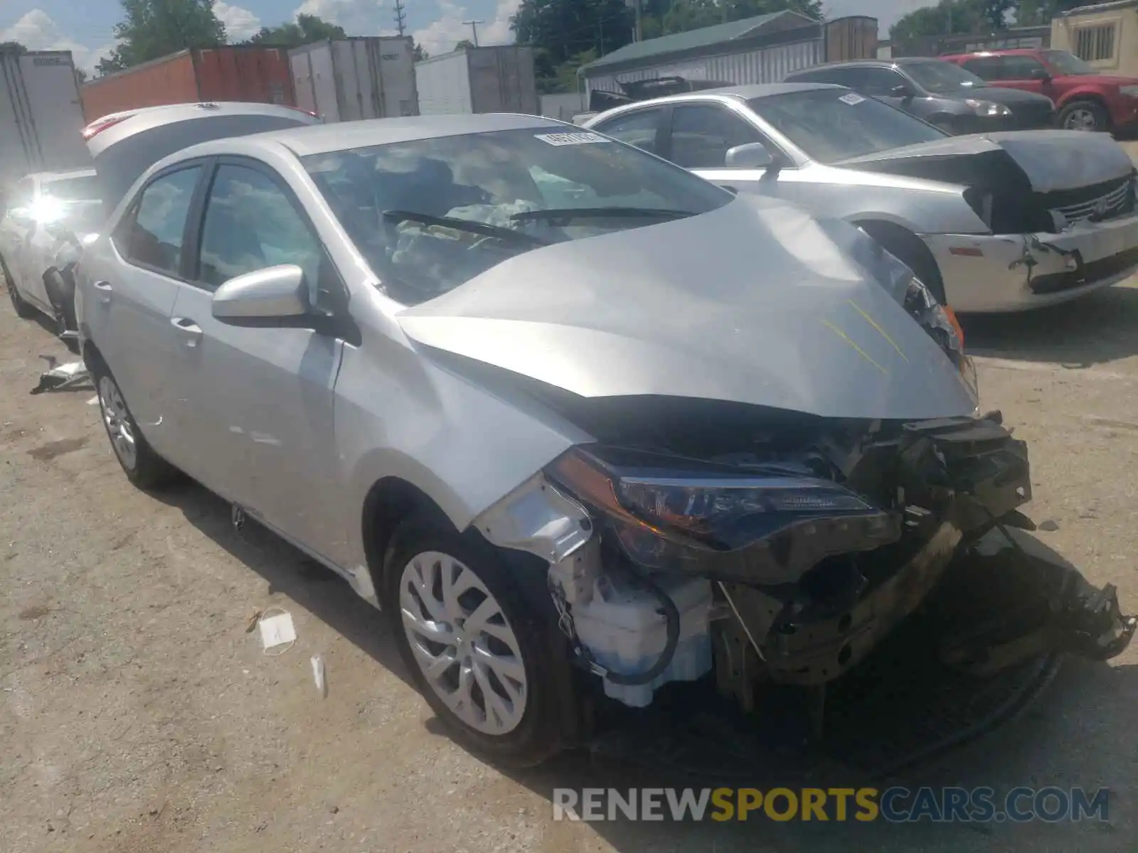 1 Photograph of a damaged car 5YFBURHE1KP901548 TOYOTA COROLLA 2019