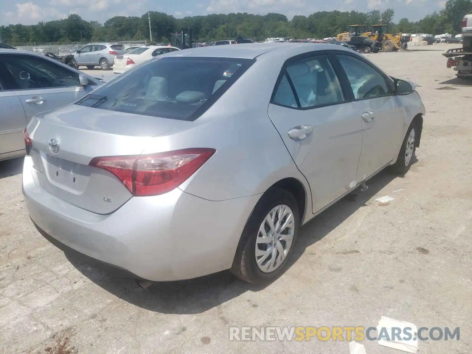 4 Photograph of a damaged car 5YFBURHE1KP901548 TOYOTA COROLLA 2019