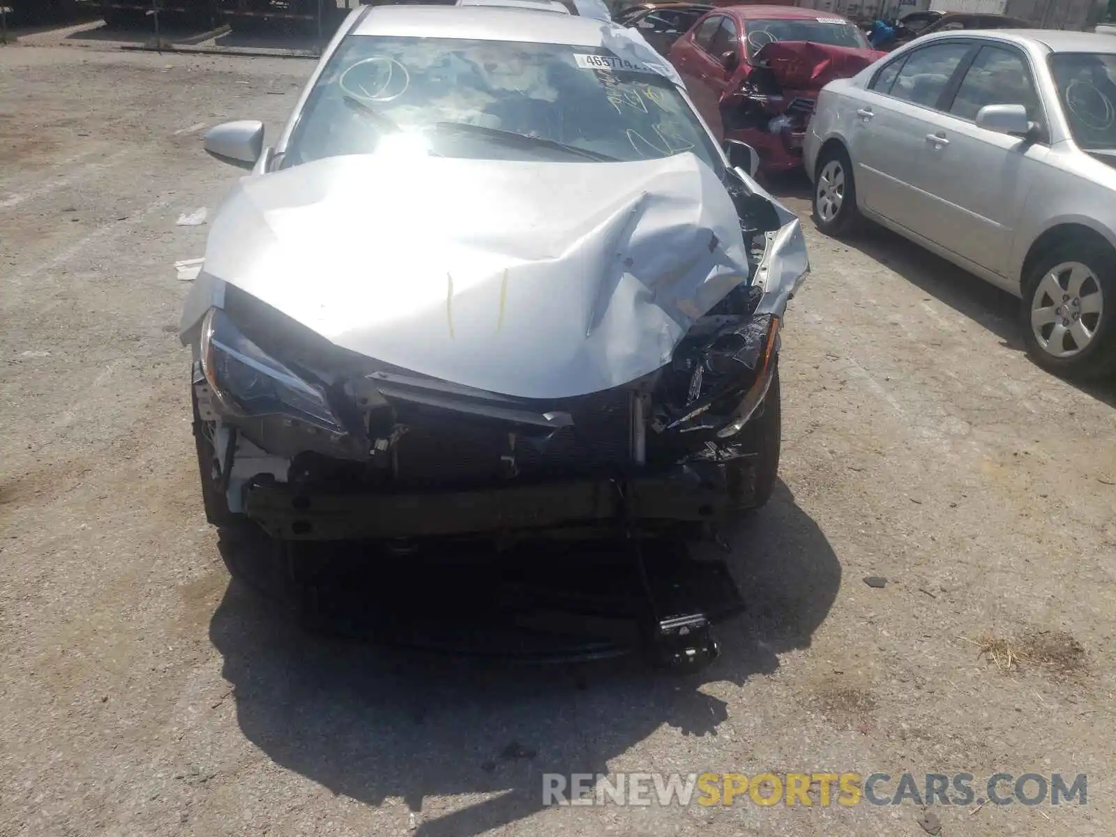 9 Photograph of a damaged car 5YFBURHE1KP901548 TOYOTA COROLLA 2019