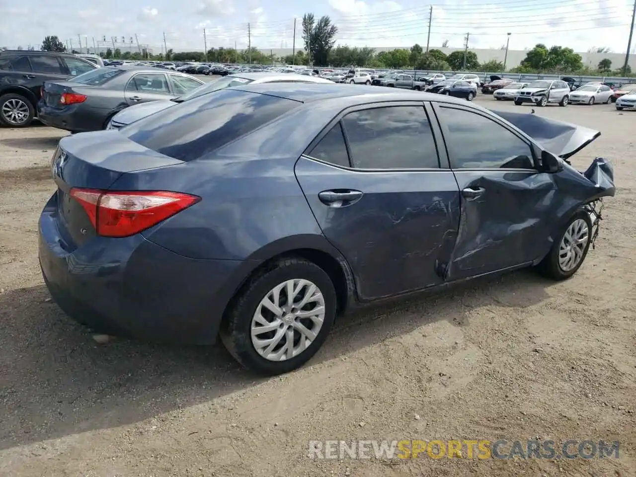 4 Photograph of a damaged car 5YFBURHE1KP901615 TOYOTA COROLLA 2019