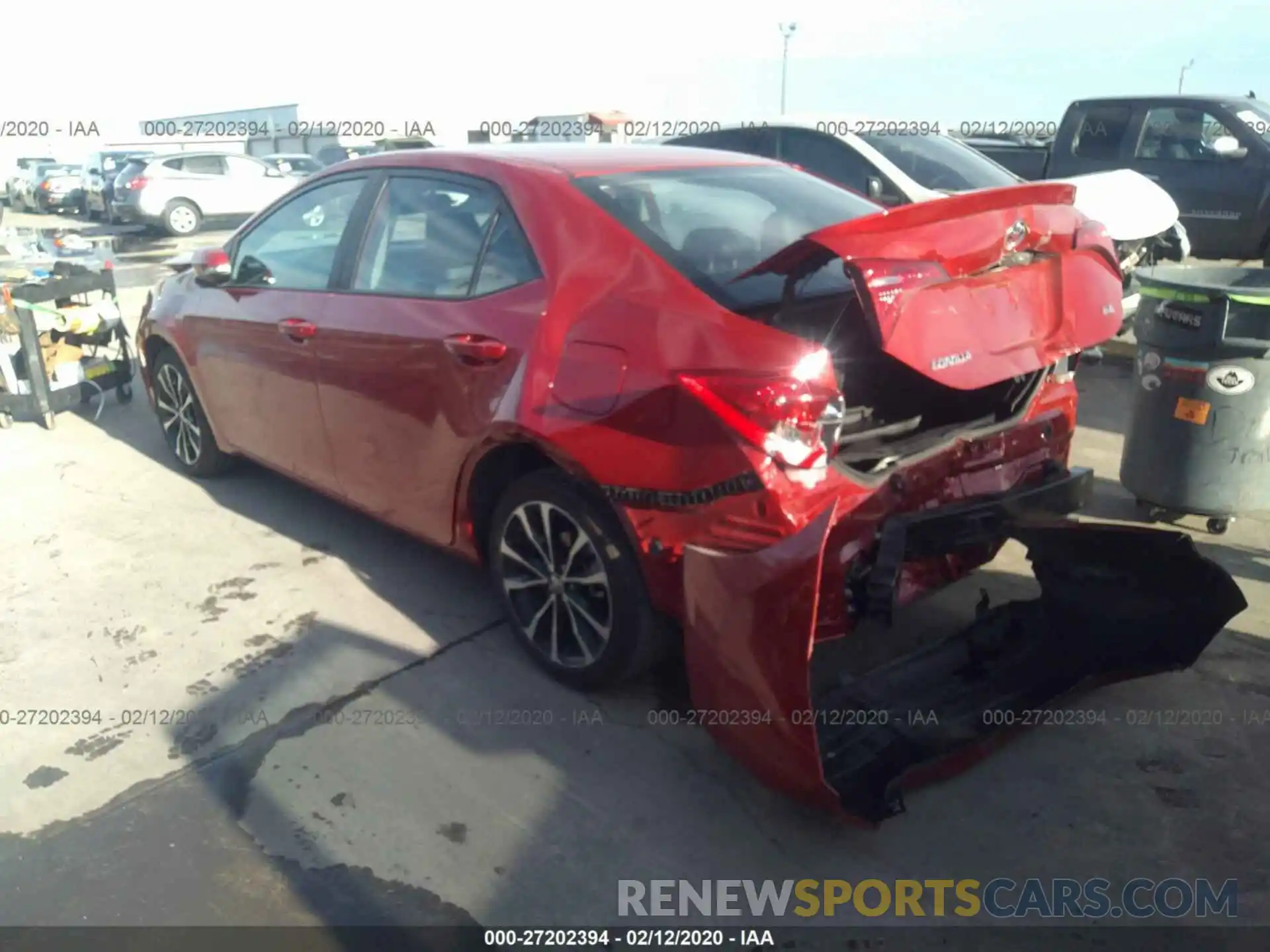 3 Photograph of a damaged car 5YFBURHE1KP901999 TOYOTA COROLLA 2019