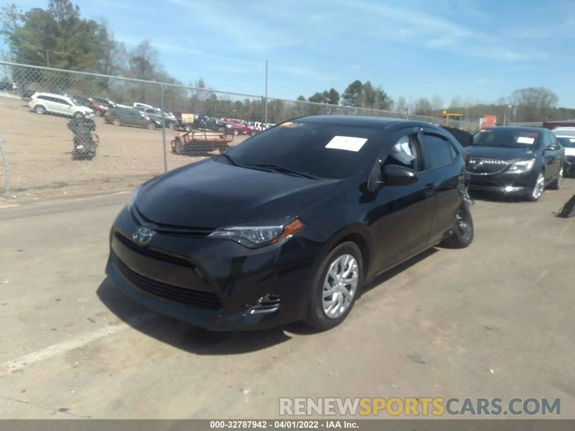 2 Photograph of a damaged car 5YFBURHE1KP902019 TOYOTA COROLLA 2019