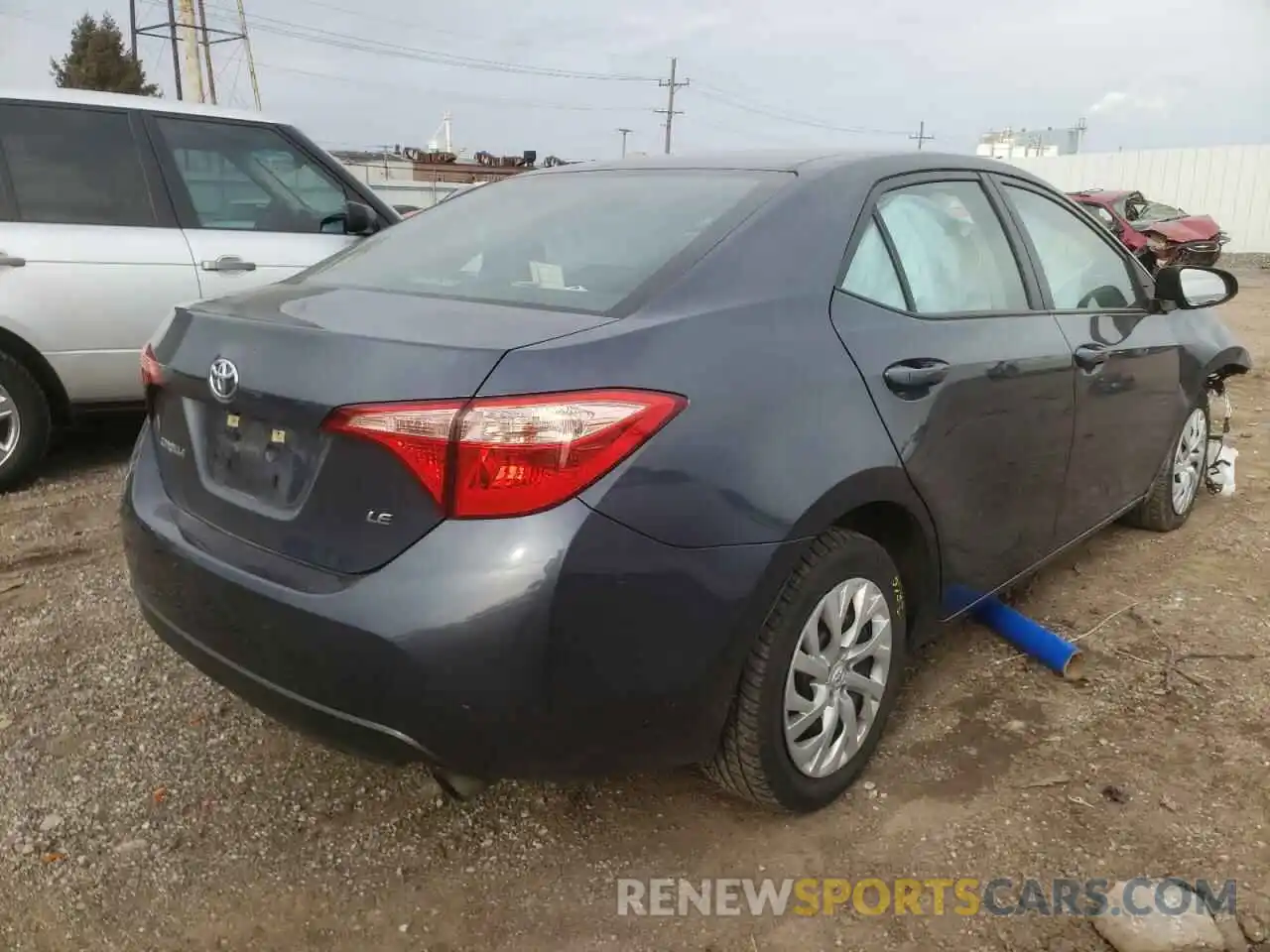 4 Photograph of a damaged car 5YFBURHE1KP902053 TOYOTA COROLLA 2019