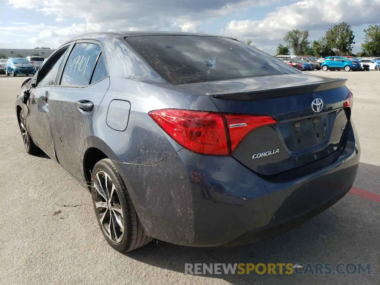 3 Photograph of a damaged car 5YFBURHE1KP902151 TOYOTA COROLLA 2019