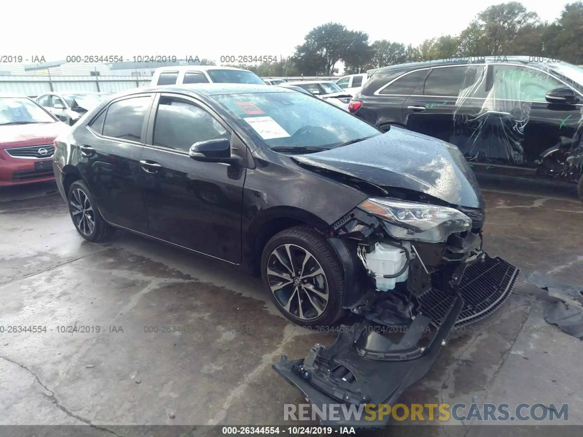 1 Photograph of a damaged car 5YFBURHE1KP902327 TOYOTA COROLLA 2019