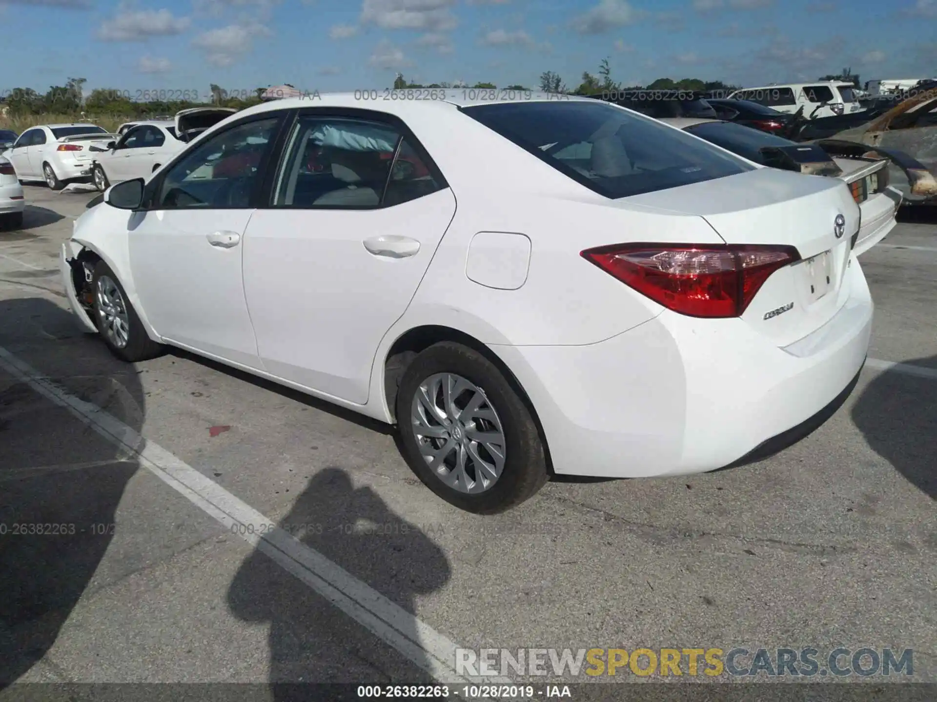 3 Photograph of a damaged car 5YFBURHE1KP902361 TOYOTA COROLLA 2019