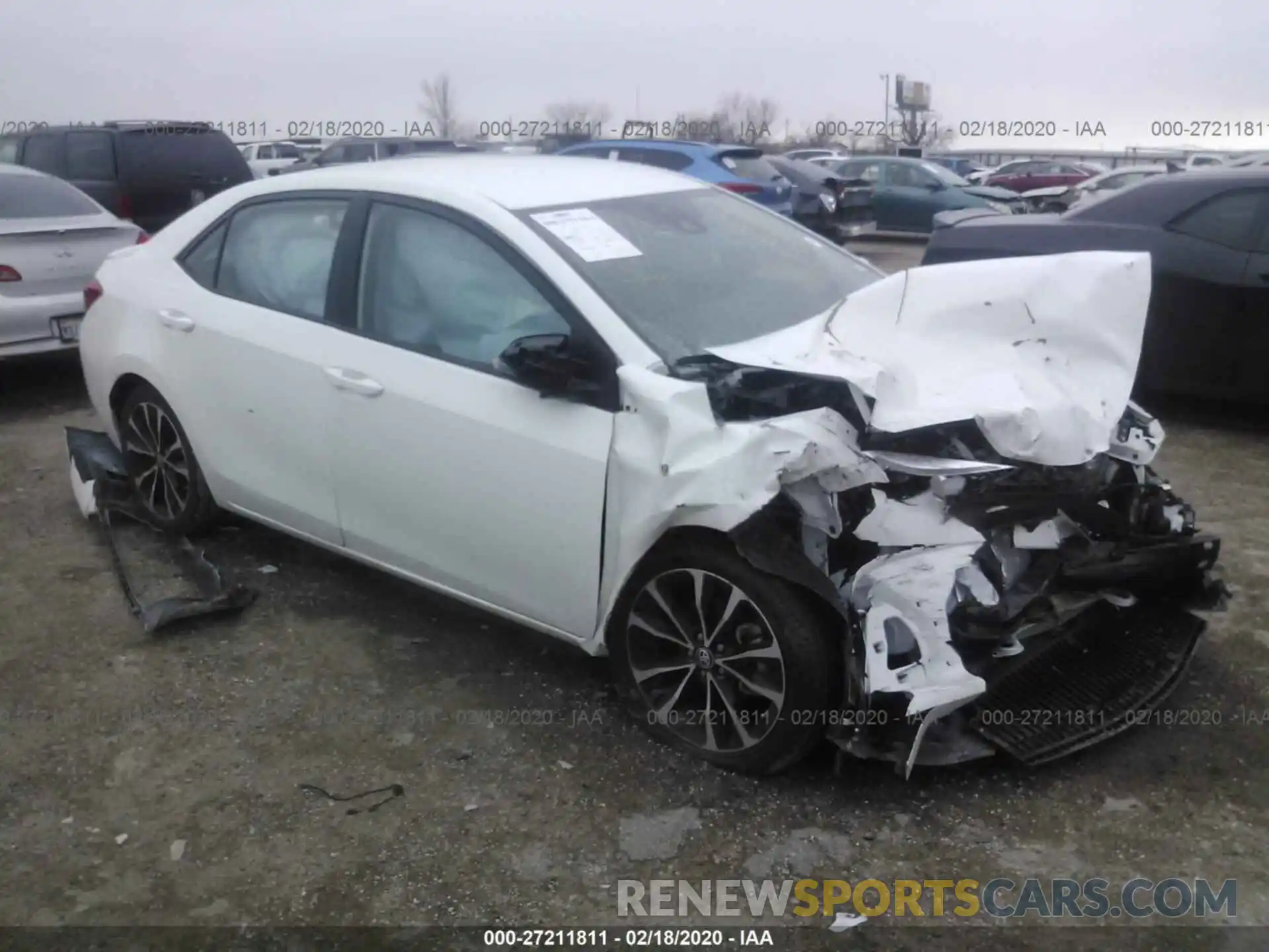 1 Photograph of a damaged car 5YFBURHE1KP902795 TOYOTA COROLLA 2019