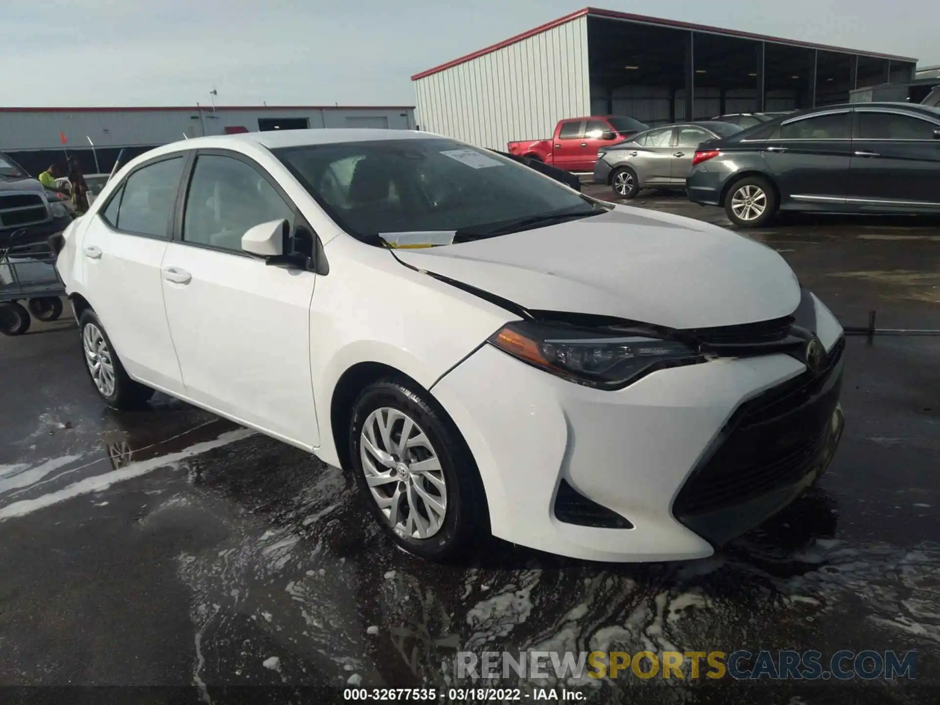 1 Photograph of a damaged car 5YFBURHE1KP902828 TOYOTA COROLLA 2019