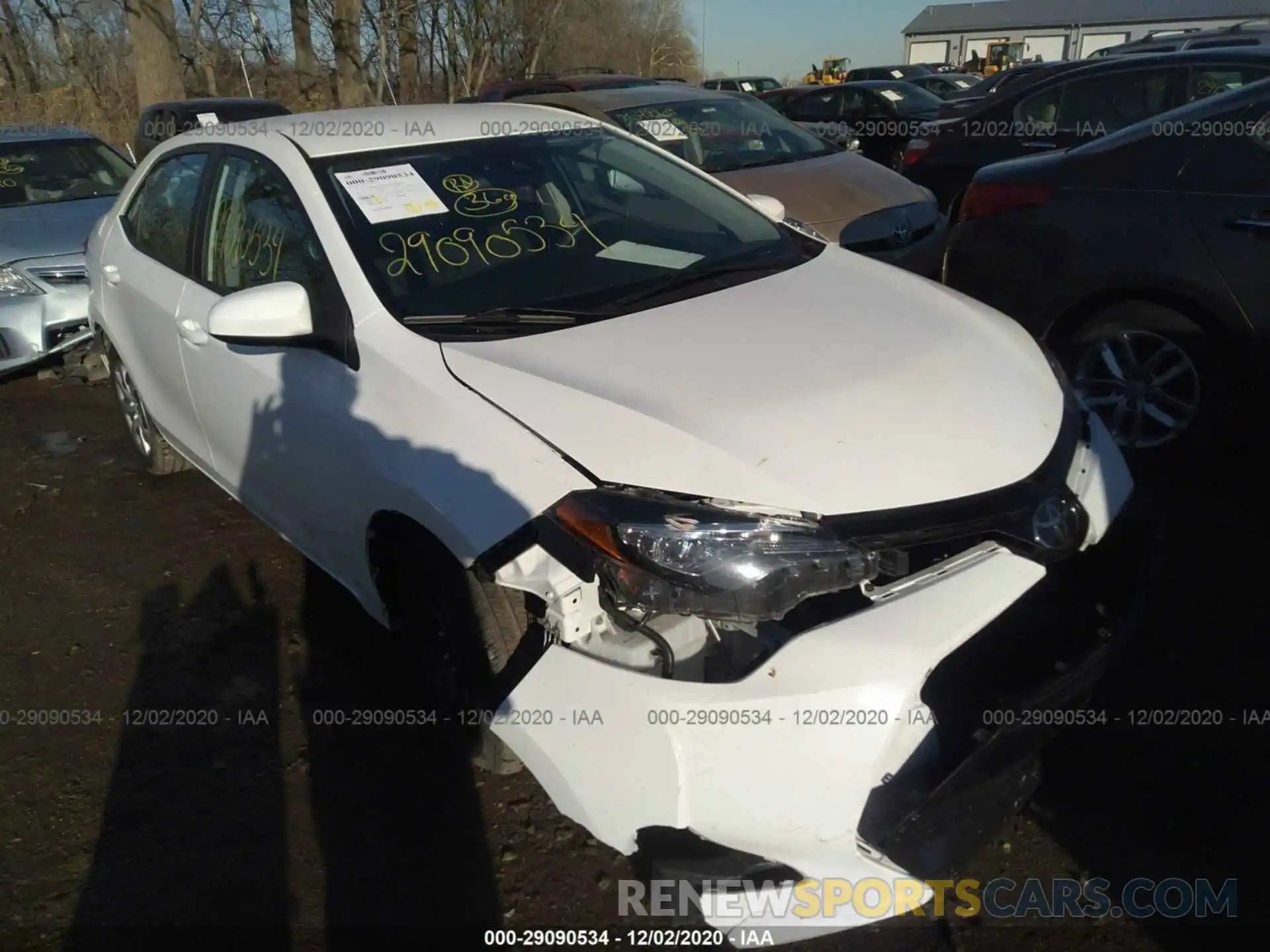 1 Photograph of a damaged car 5YFBURHE1KP902988 TOYOTA COROLLA 2019