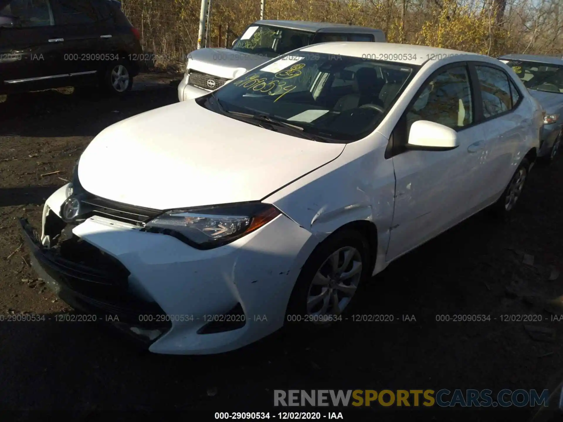 2 Photograph of a damaged car 5YFBURHE1KP902988 TOYOTA COROLLA 2019