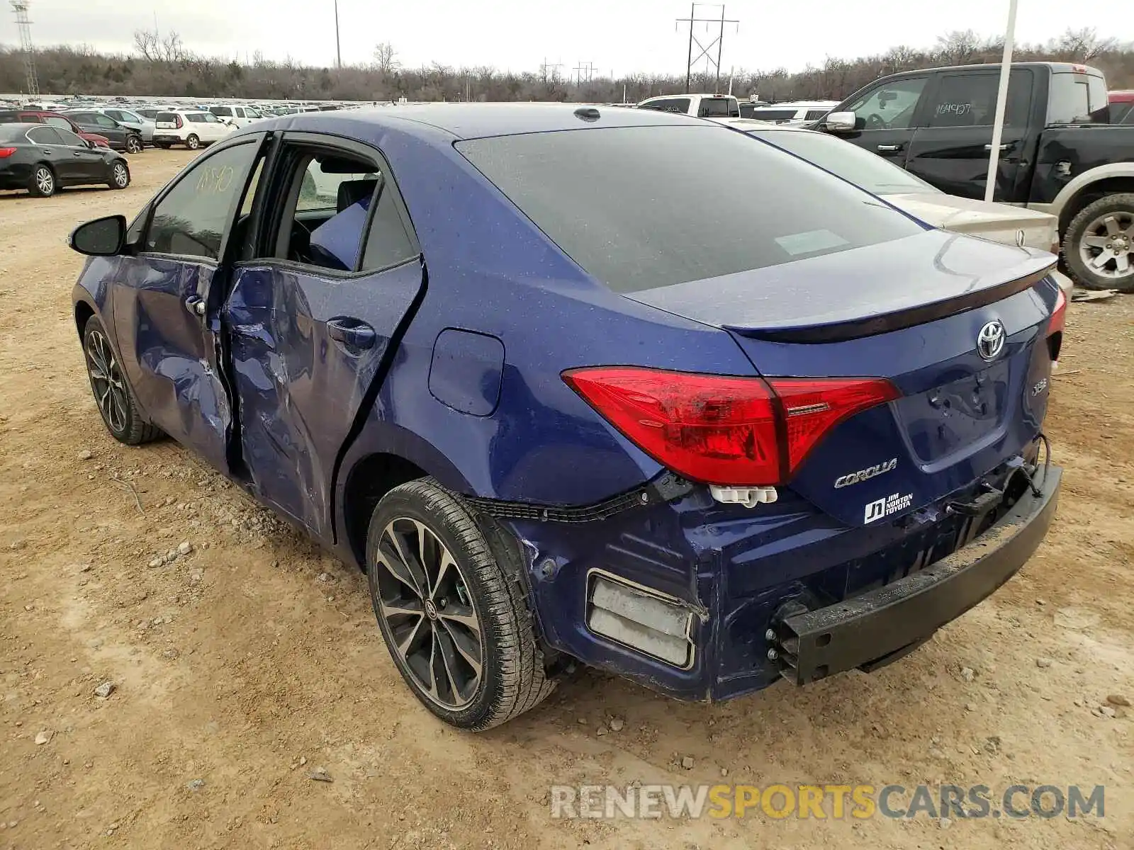 3 Photograph of a damaged car 5YFBURHE1KP903087 TOYOTA COROLLA 2019