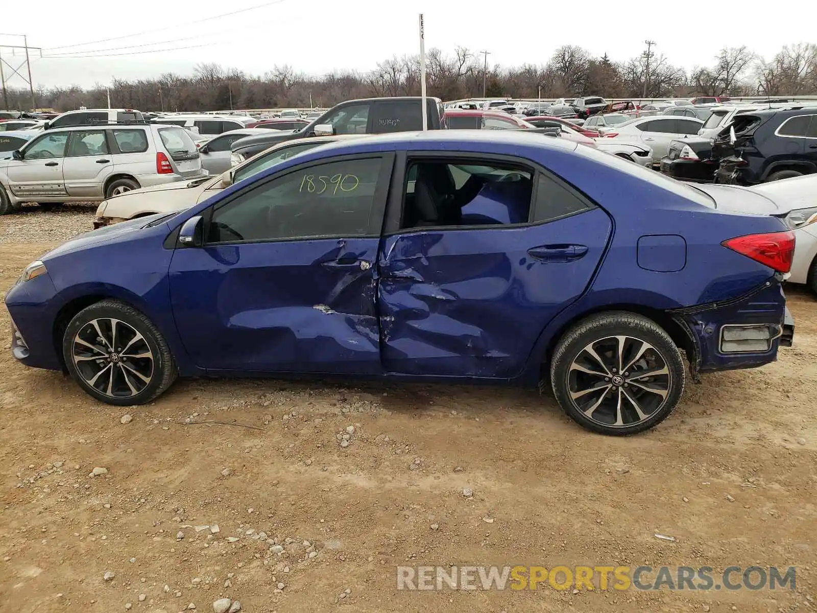 9 Photograph of a damaged car 5YFBURHE1KP903087 TOYOTA COROLLA 2019