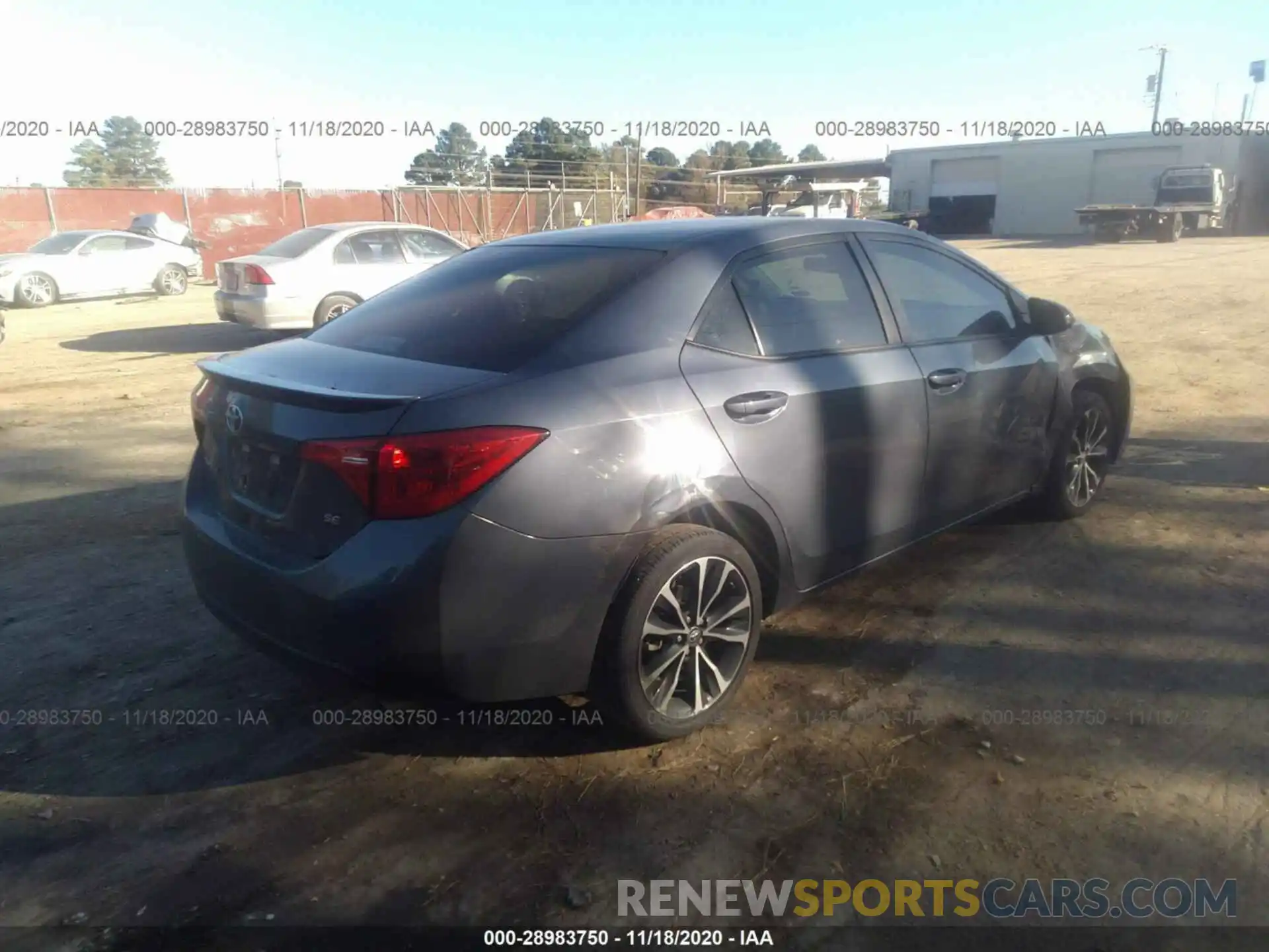 4 Photograph of a damaged car 5YFBURHE1KP903591 TOYOTA COROLLA 2019