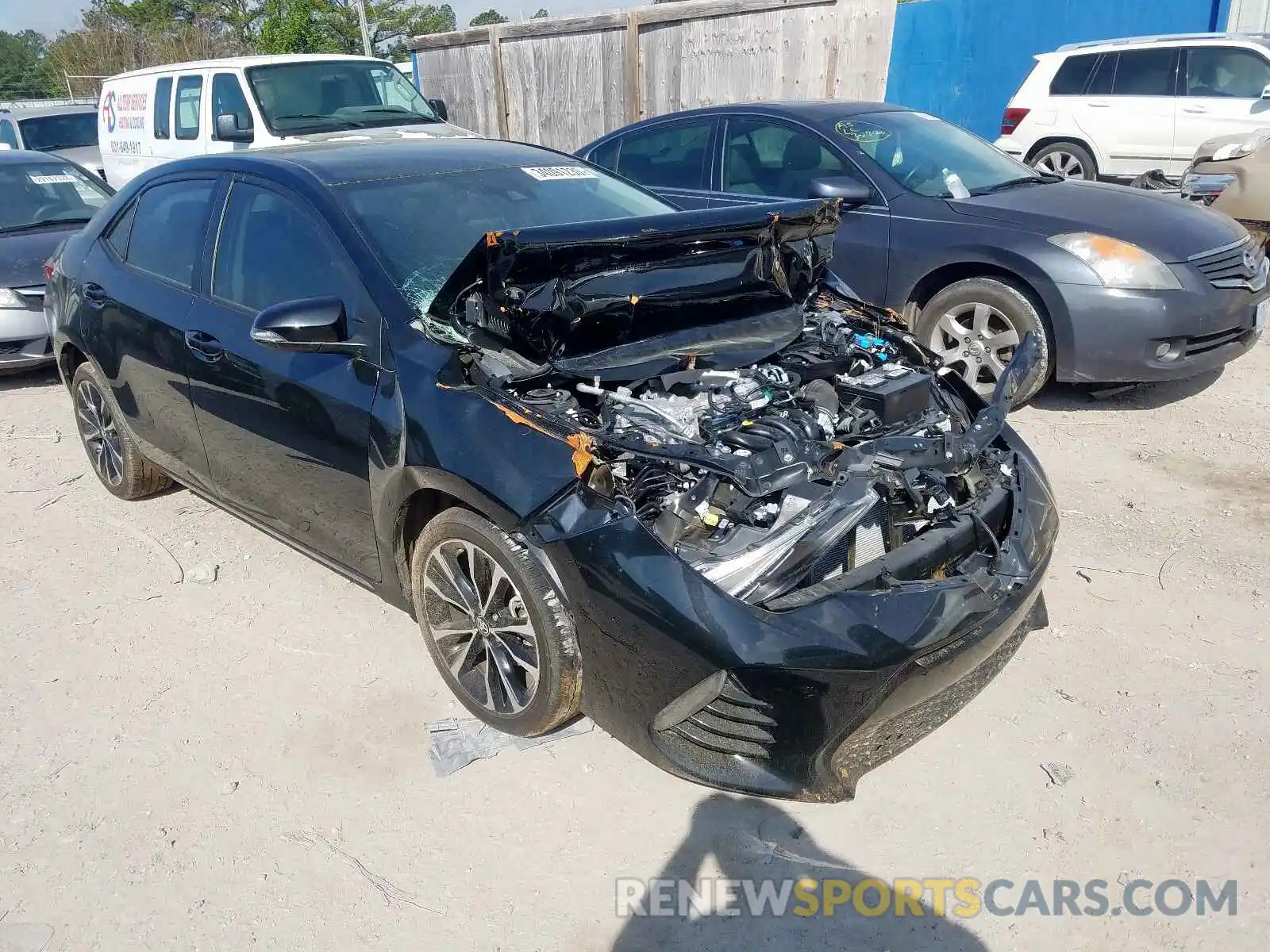 1 Photograph of a damaged car 5YFBURHE1KP903980 TOYOTA COROLLA 2019