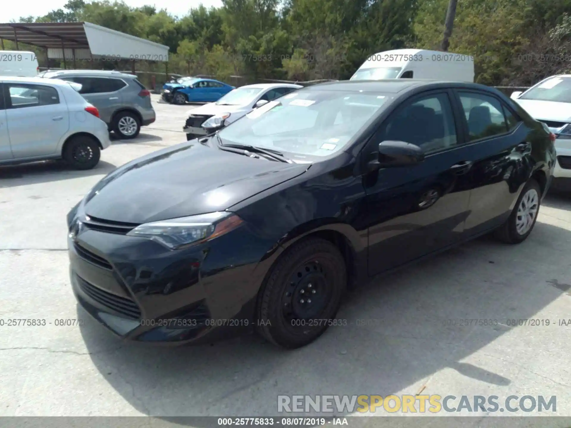 2 Photograph of a damaged car 5YFBURHE1KP904031 TOYOTA COROLLA 2019