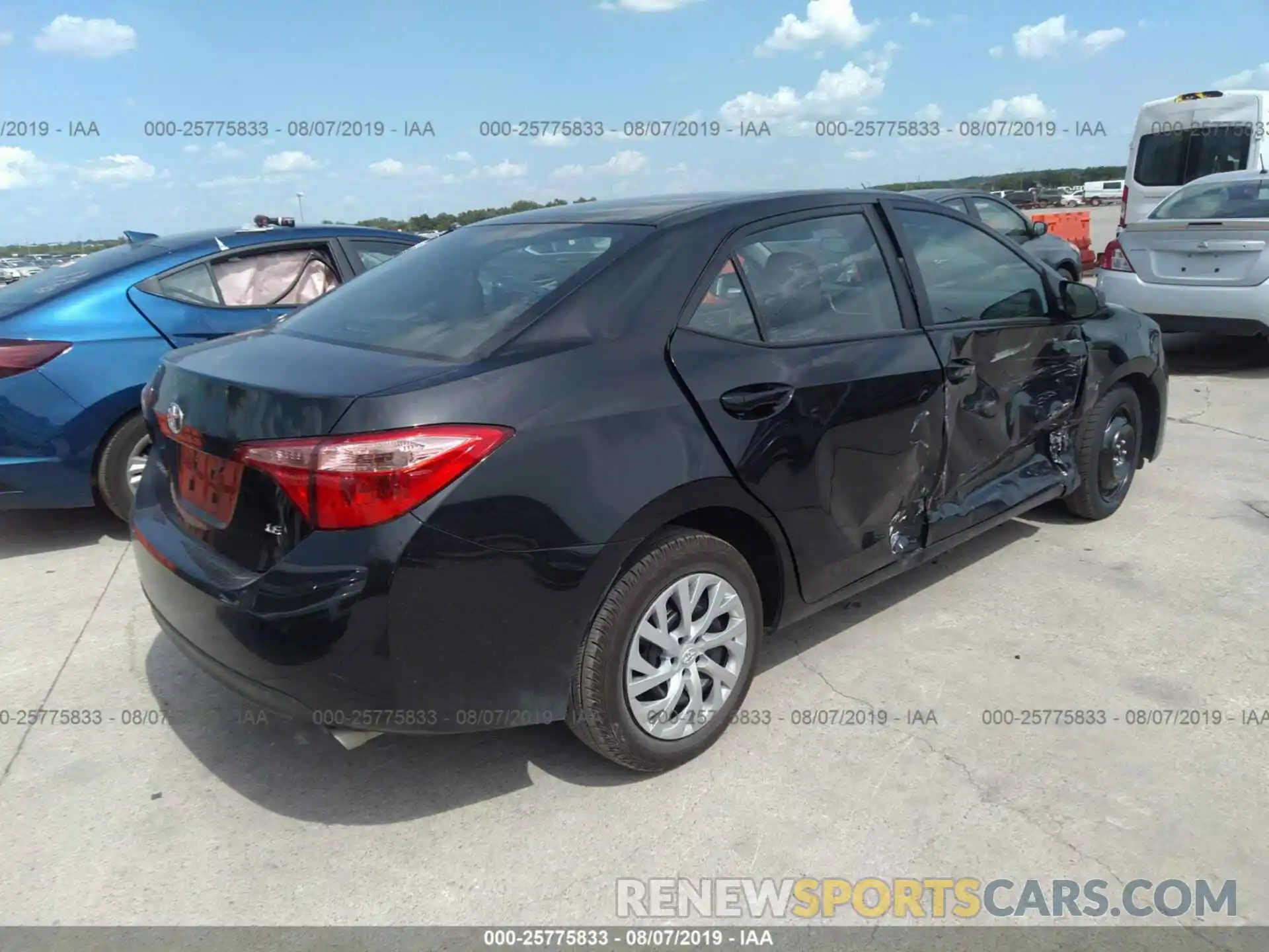 4 Photograph of a damaged car 5YFBURHE1KP904031 TOYOTA COROLLA 2019