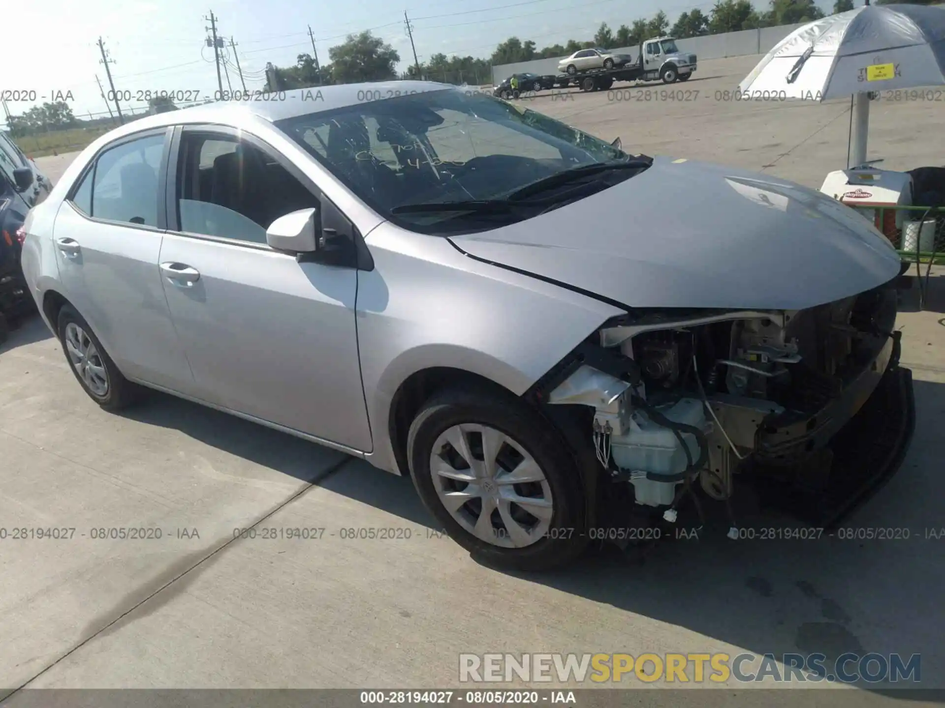 1 Photograph of a damaged car 5YFBURHE1KP904269 TOYOTA COROLLA 2019