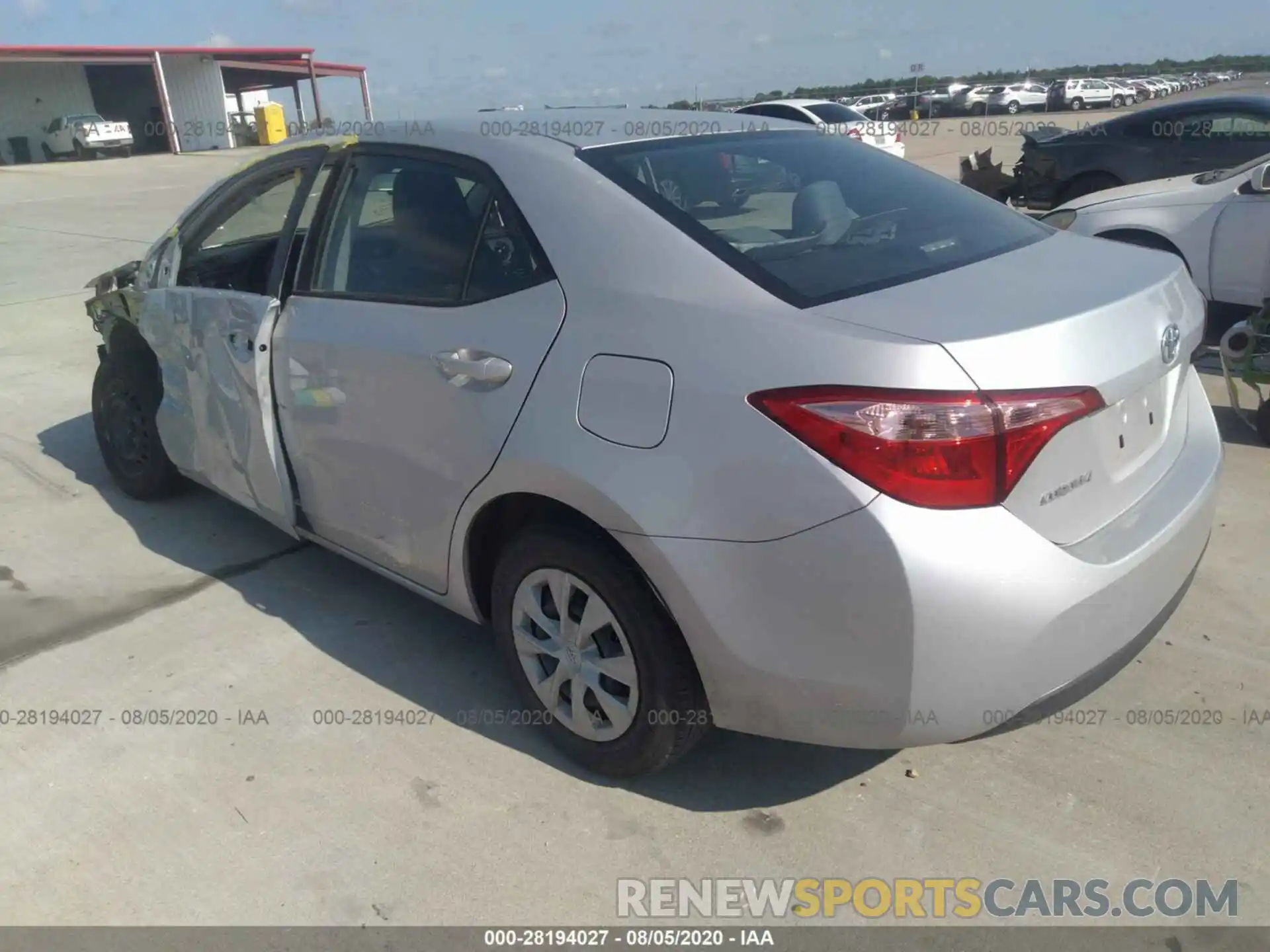 3 Photograph of a damaged car 5YFBURHE1KP904269 TOYOTA COROLLA 2019