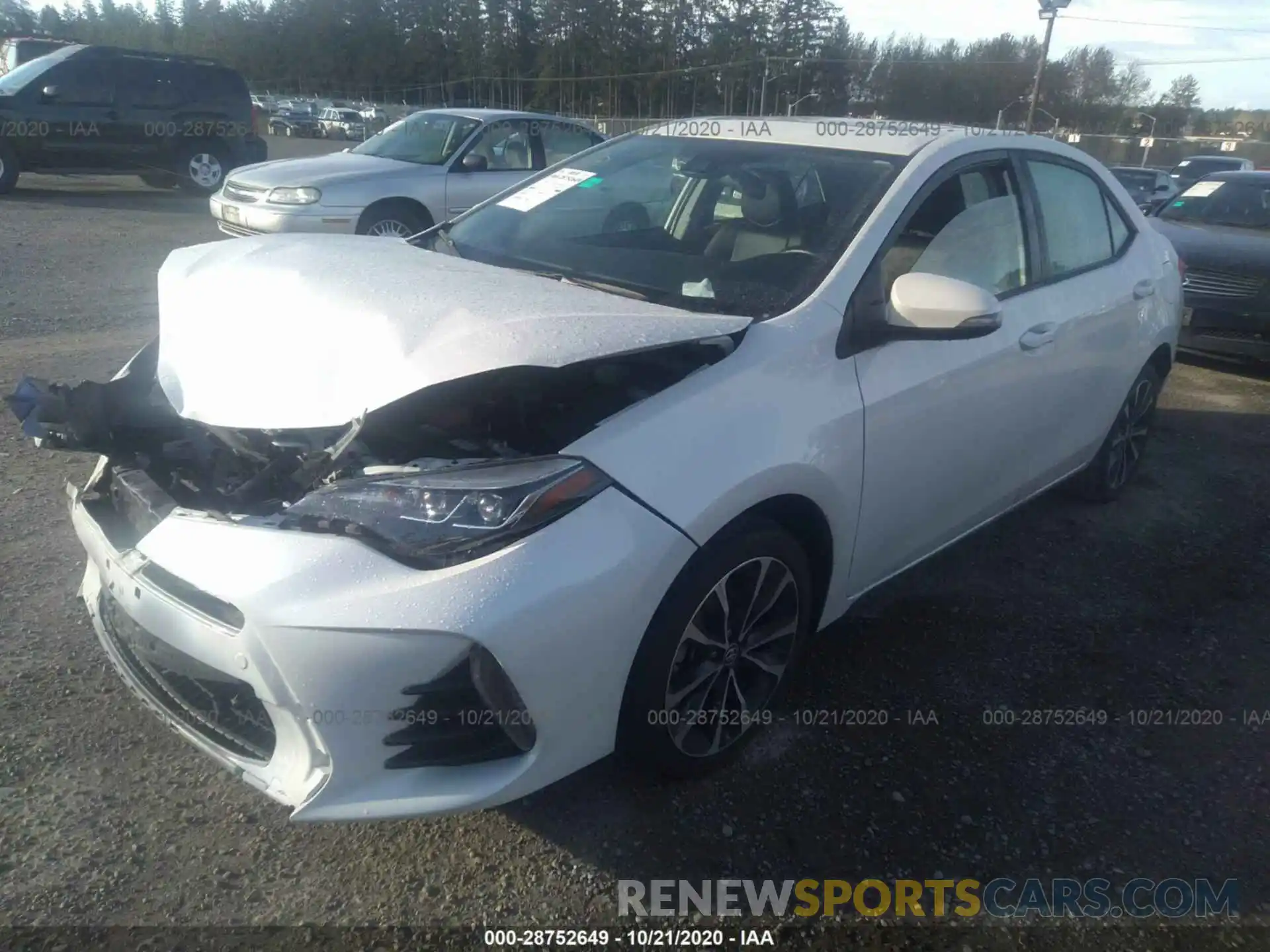 2 Photograph of a damaged car 5YFBURHE1KP904658 TOYOTA COROLLA 2019