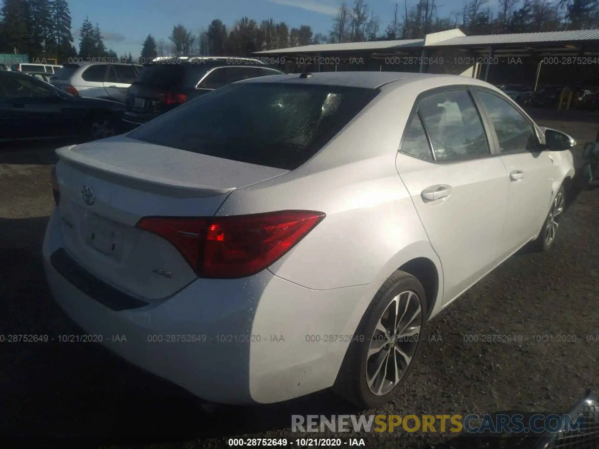 4 Photograph of a damaged car 5YFBURHE1KP904658 TOYOTA COROLLA 2019