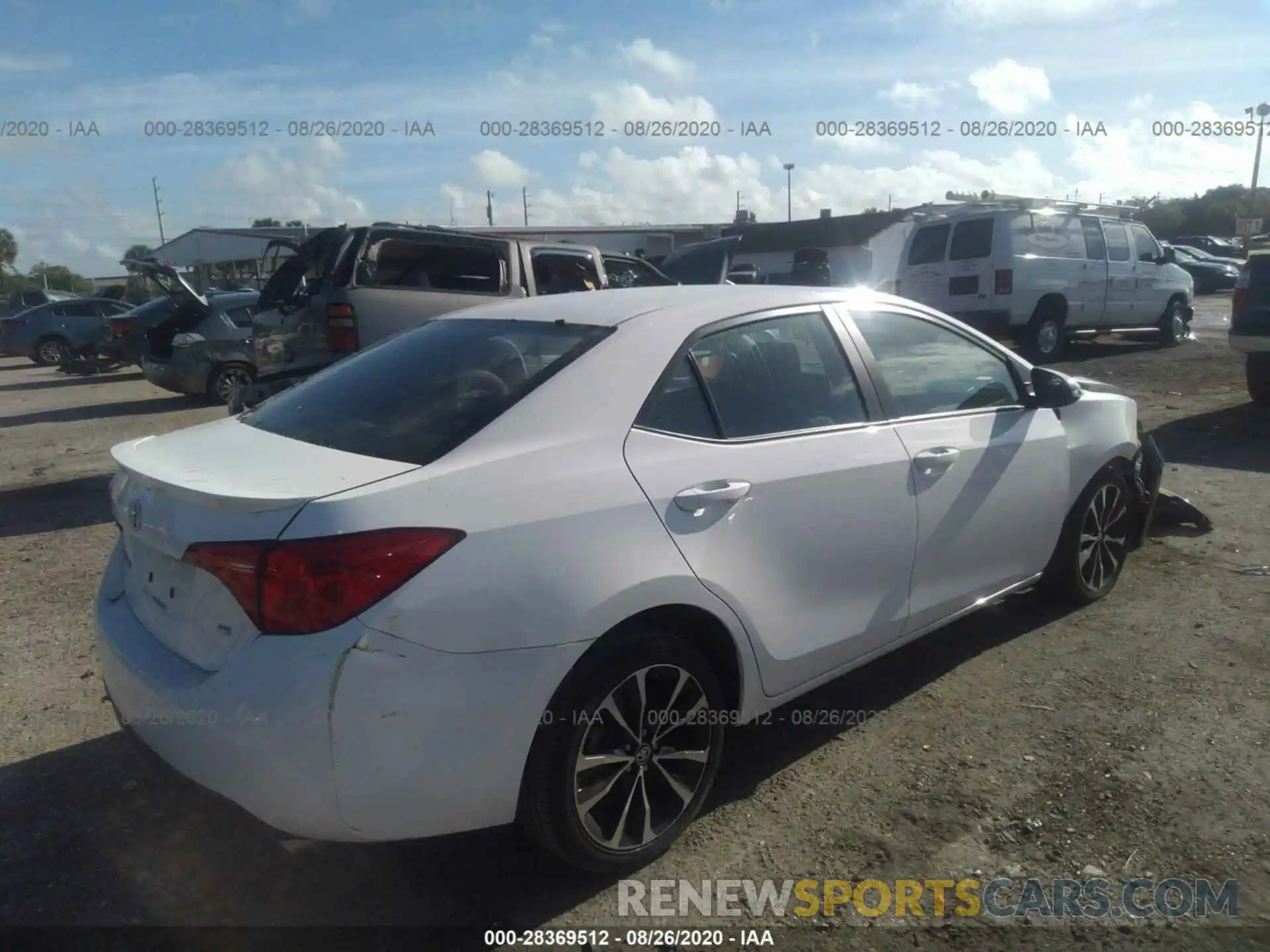 4 Photograph of a damaged car 5YFBURHE1KP904854 TOYOTA COROLLA 2019