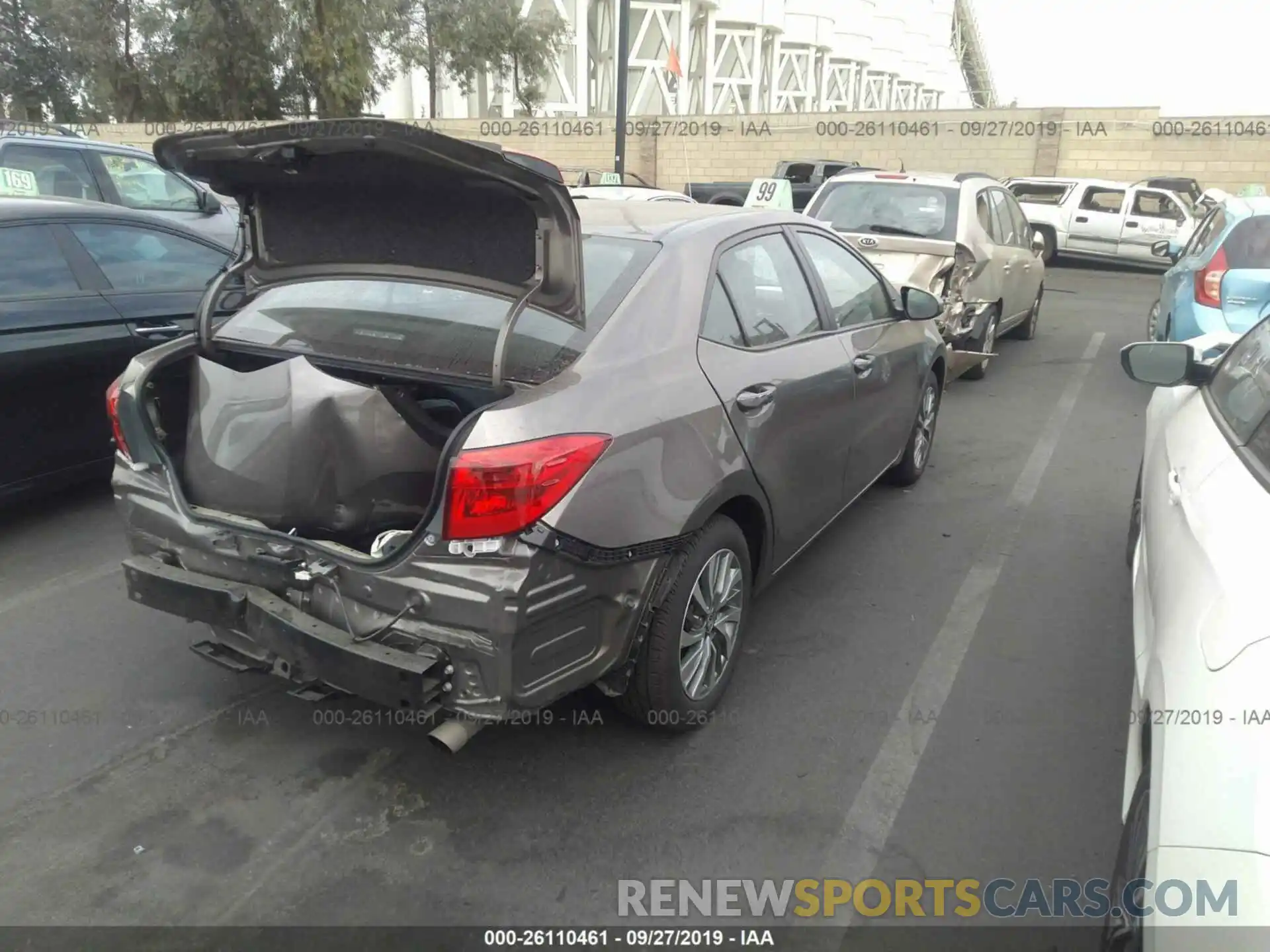 4 Photograph of a damaged car 5YFBURHE1KP905194 TOYOTA COROLLA 2019